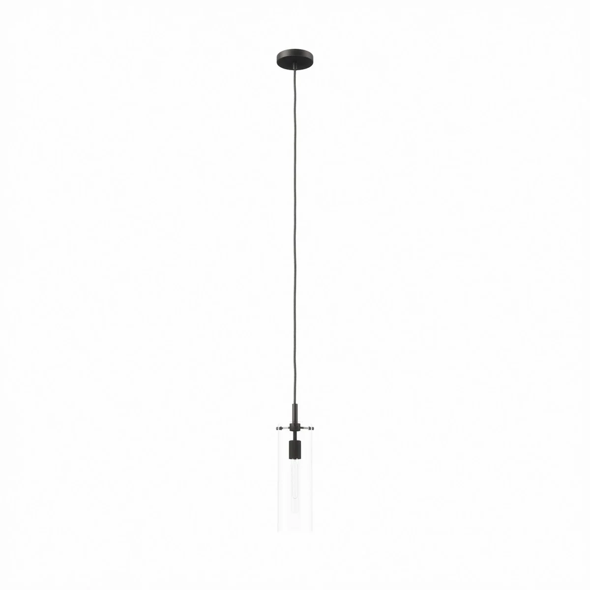 1-Light Modern Glass Cylinder Pendant Light – Sleek Minimalist Glass Pendant Lighting - Image 9