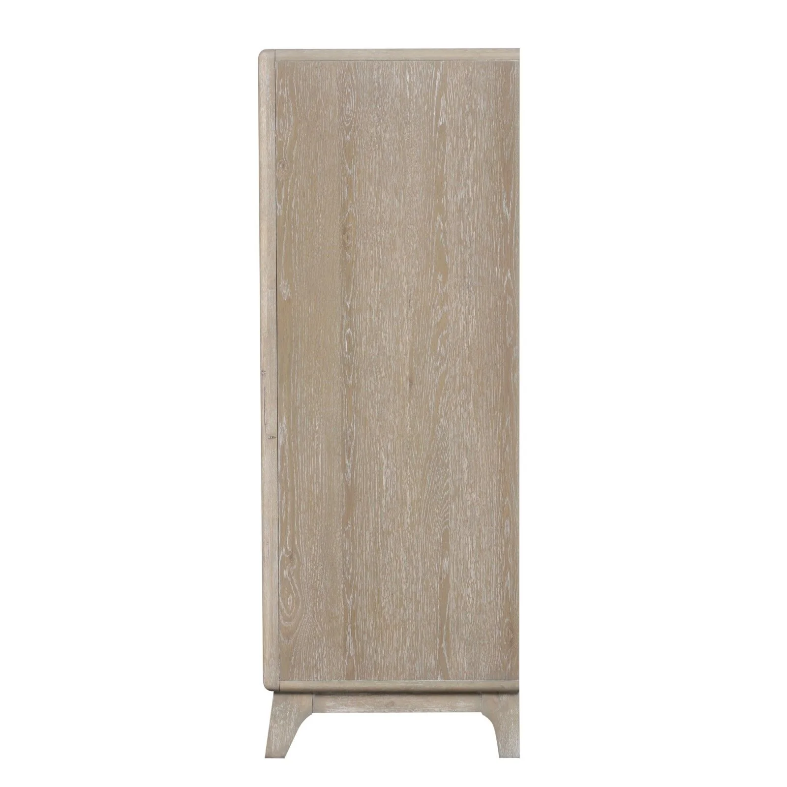 1 Piece Chest With Handles, Angled Legs, Ball Bearing Glides - Oak - Image 3