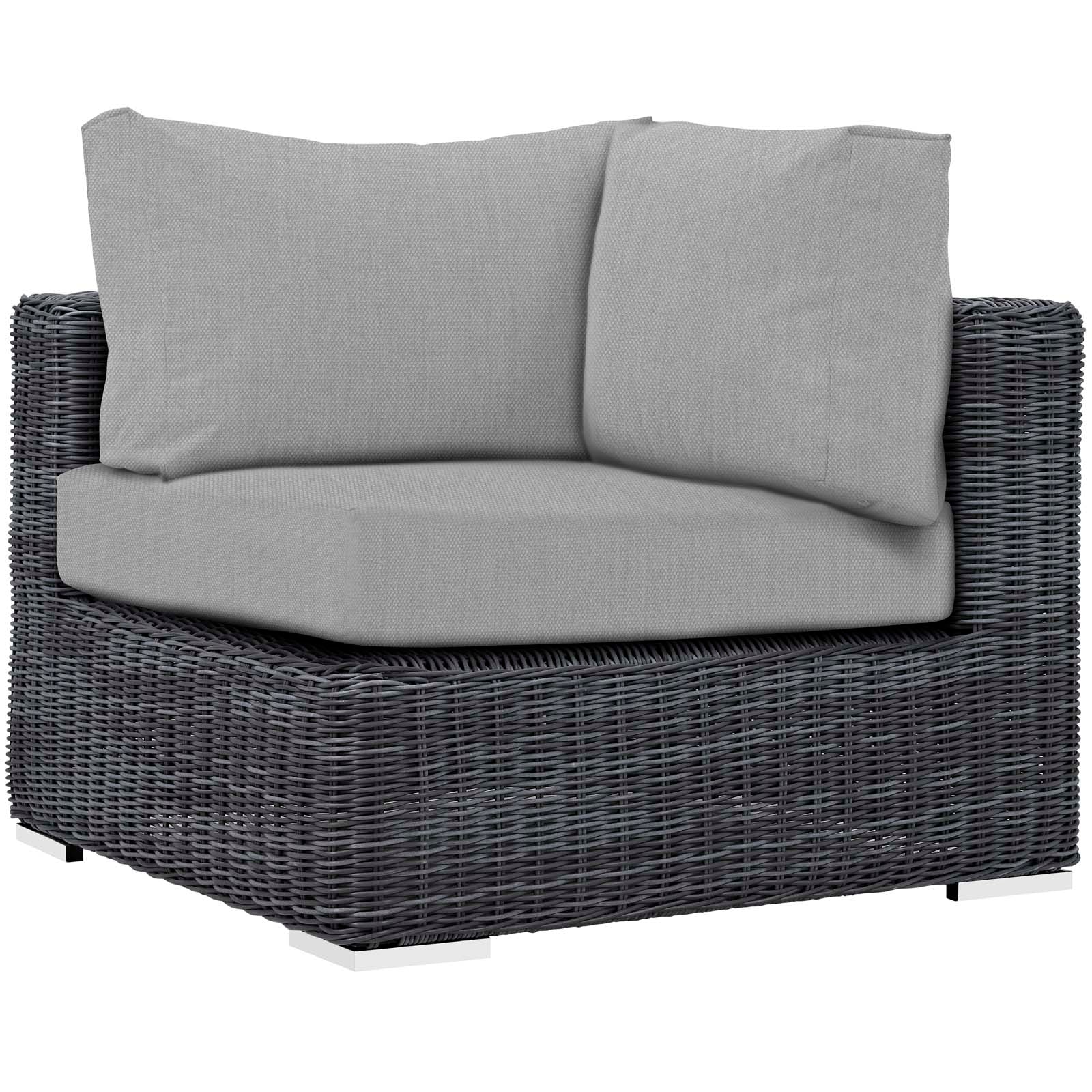 10-Piece Outdoor Sunbrella Fabric Patio Sectional Set - Image 12