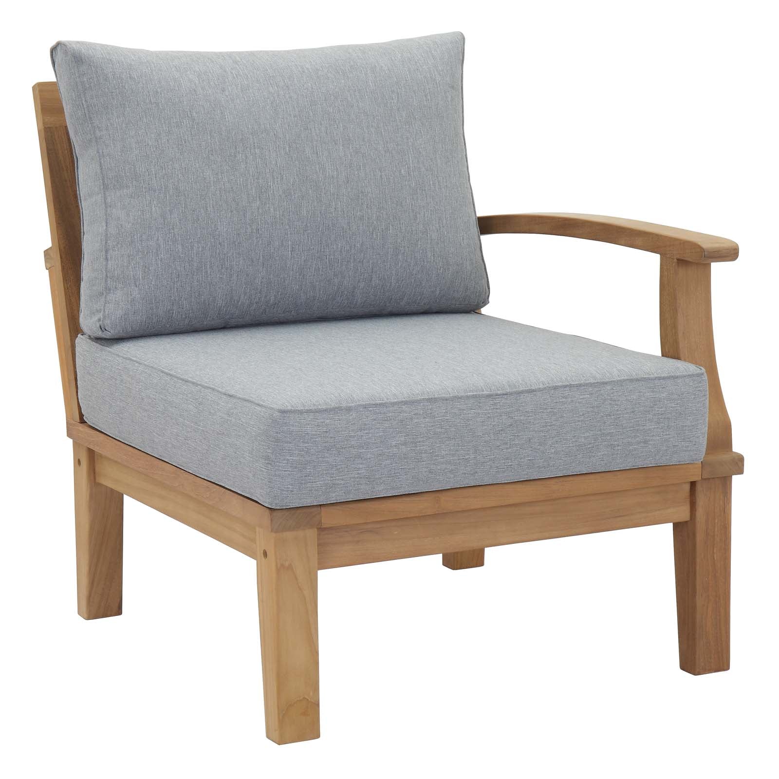 10-Piece Outdoor Teak Wood Patio Seating Set - Image 5