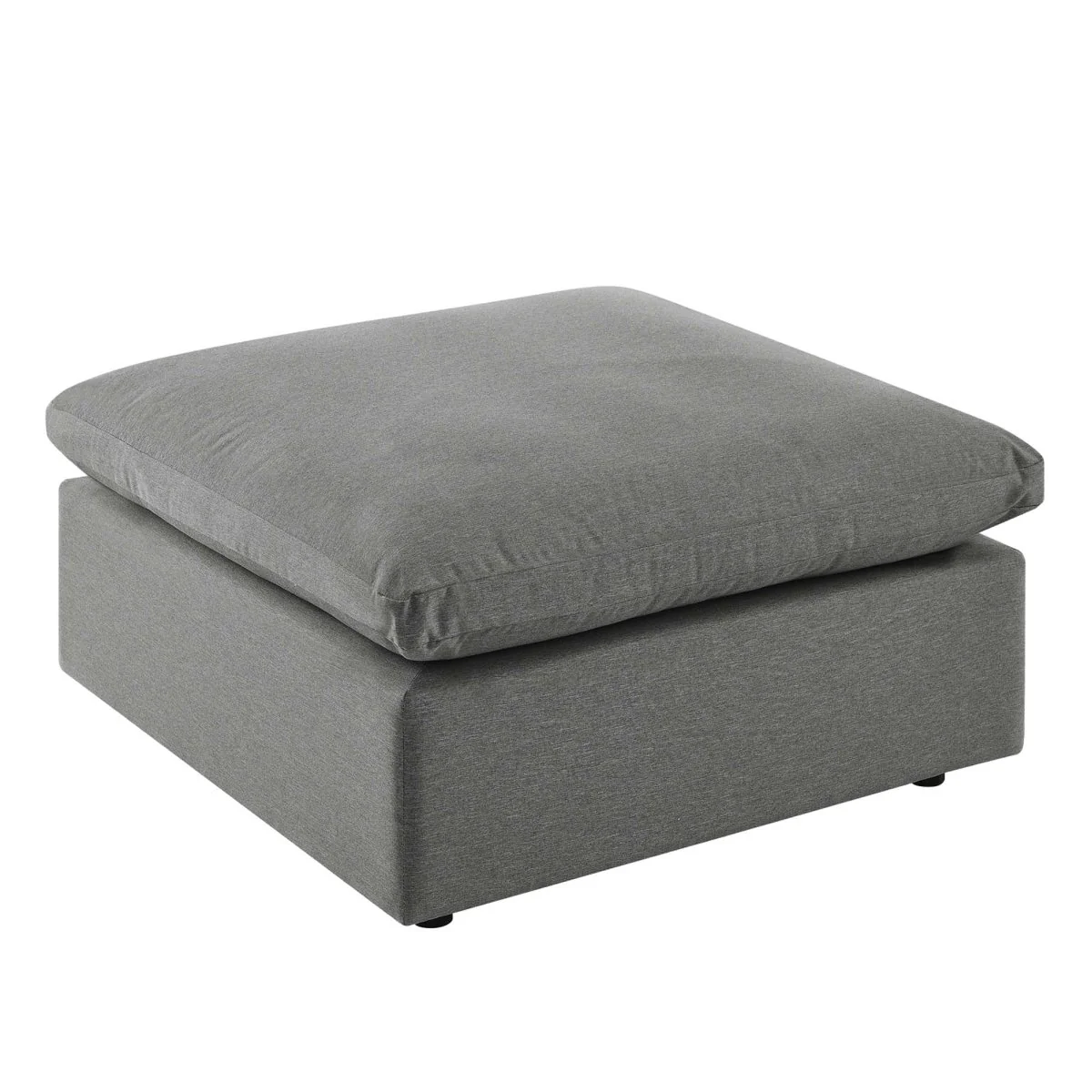 108" 4-Piece Charcoal Outdoor Patio Sectional Sofa – Aluminum Frame with All-Weather Cushions - Image 7
