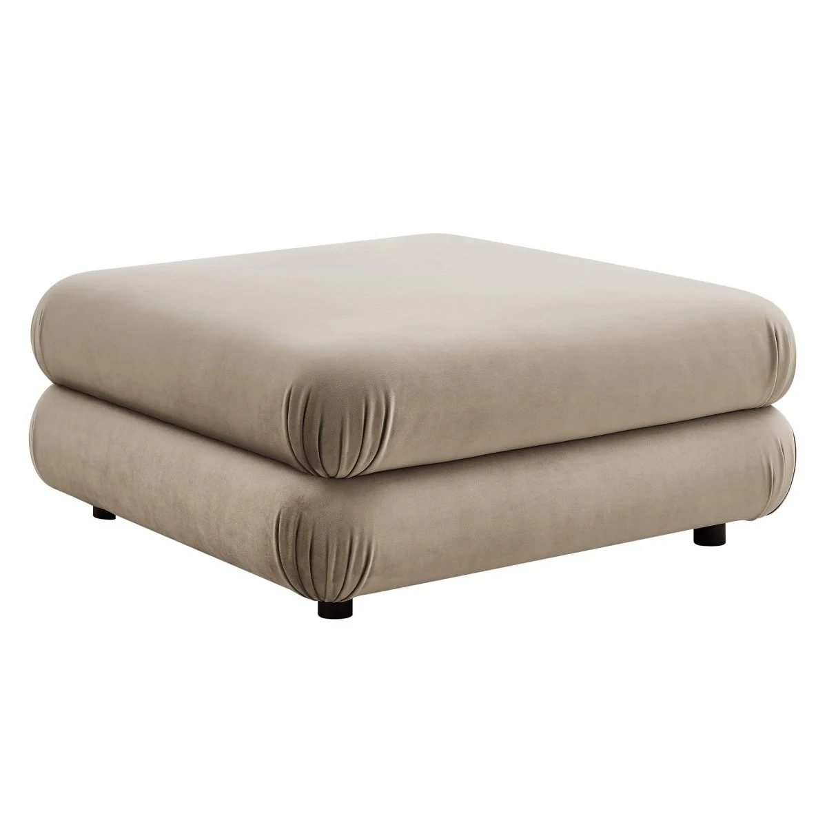 114 Inch Jubilee Performance Velvet 4-Piece Modular Sectional Sofa with Ottoman - Image 14