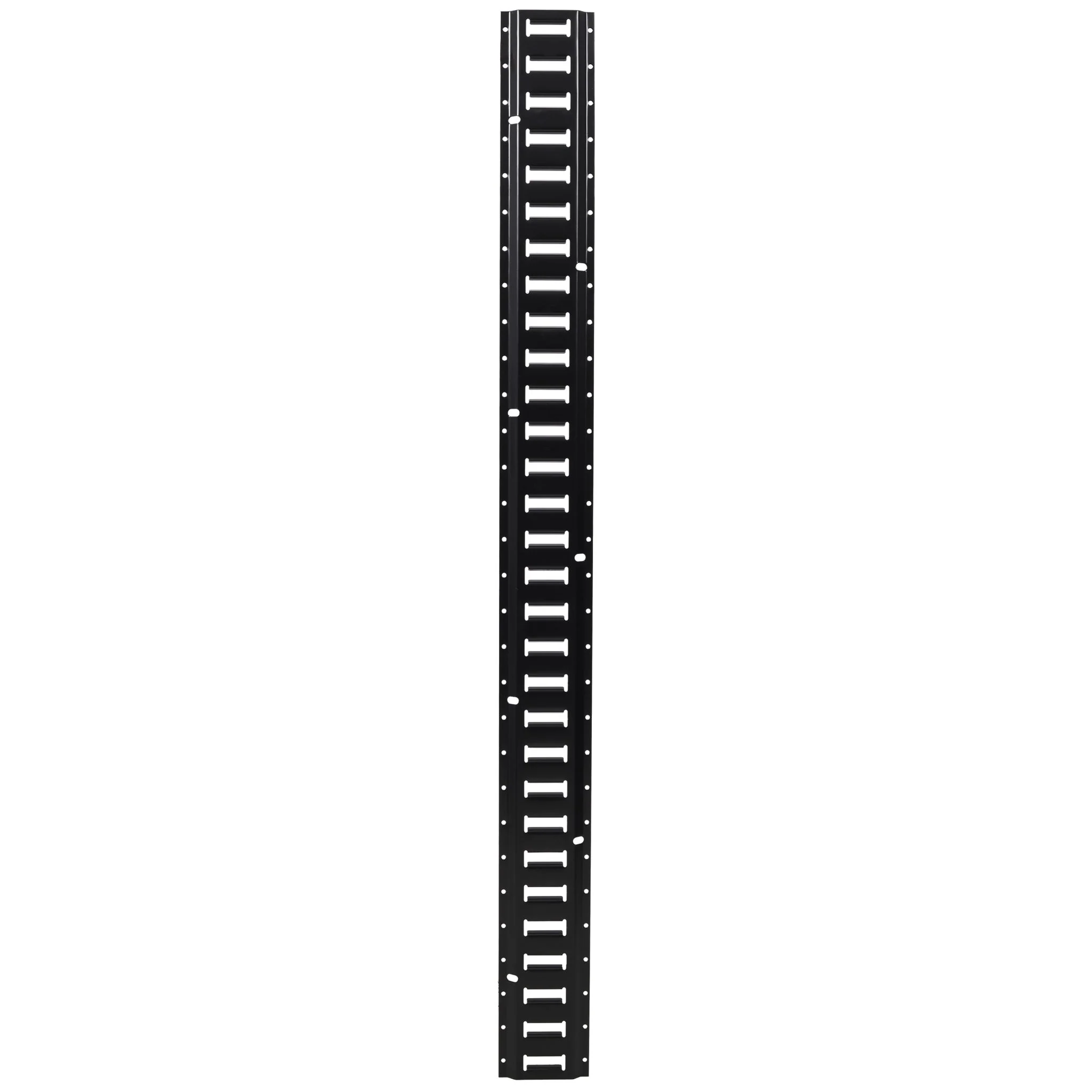 12 Pieces E Track Tie-Down Rail Kit For Trucks, Vans, Garages - Black - Image 7