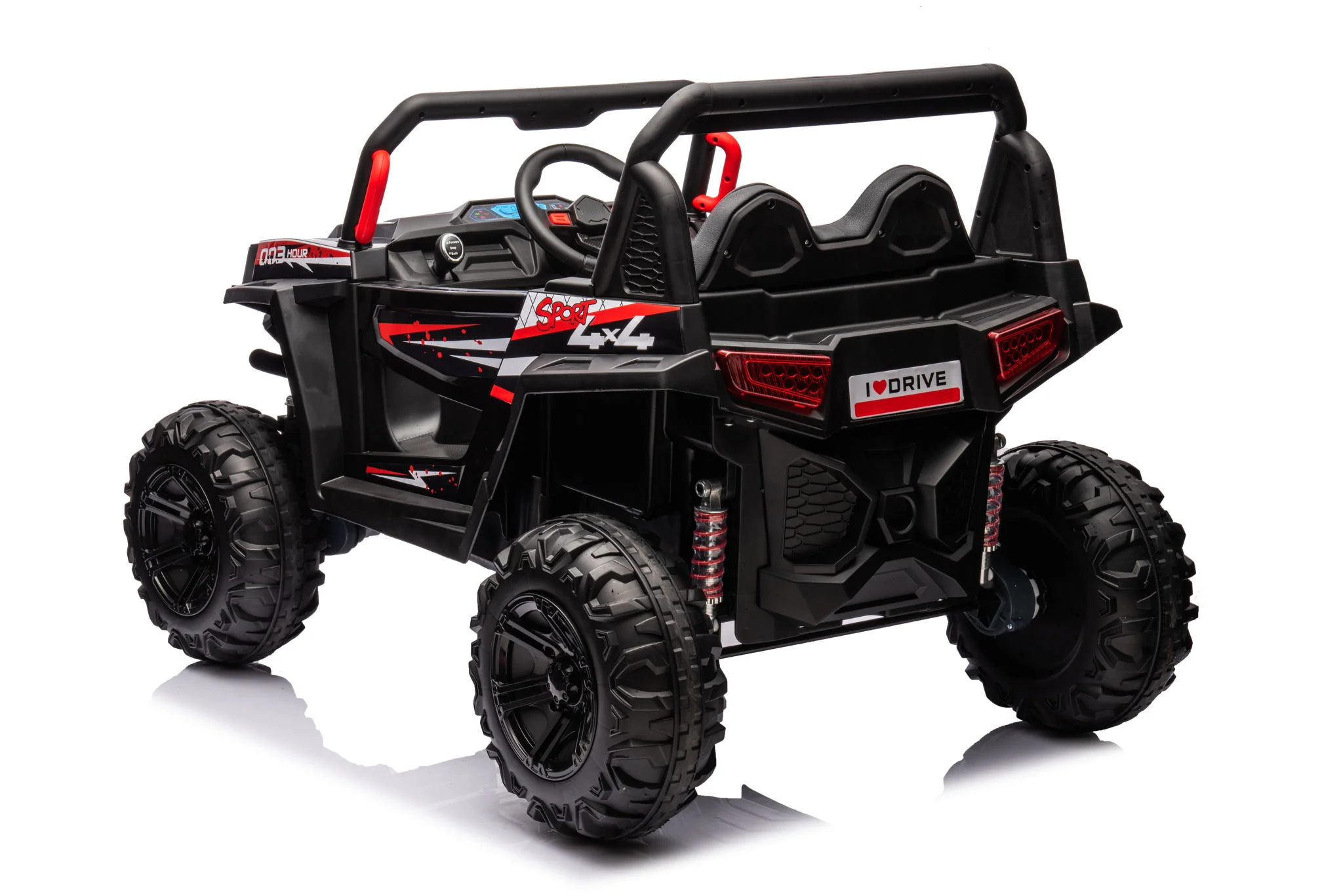 12V7A*2 30W*4 Four-Wheel Drive Seat One Button Start, Forward And Backward, High And Low Speed, Music, Front Light, Power Display, Two Doors Can Open, 2.4G R / C, Seat Belt Four Wheel Absorber - Image 6
