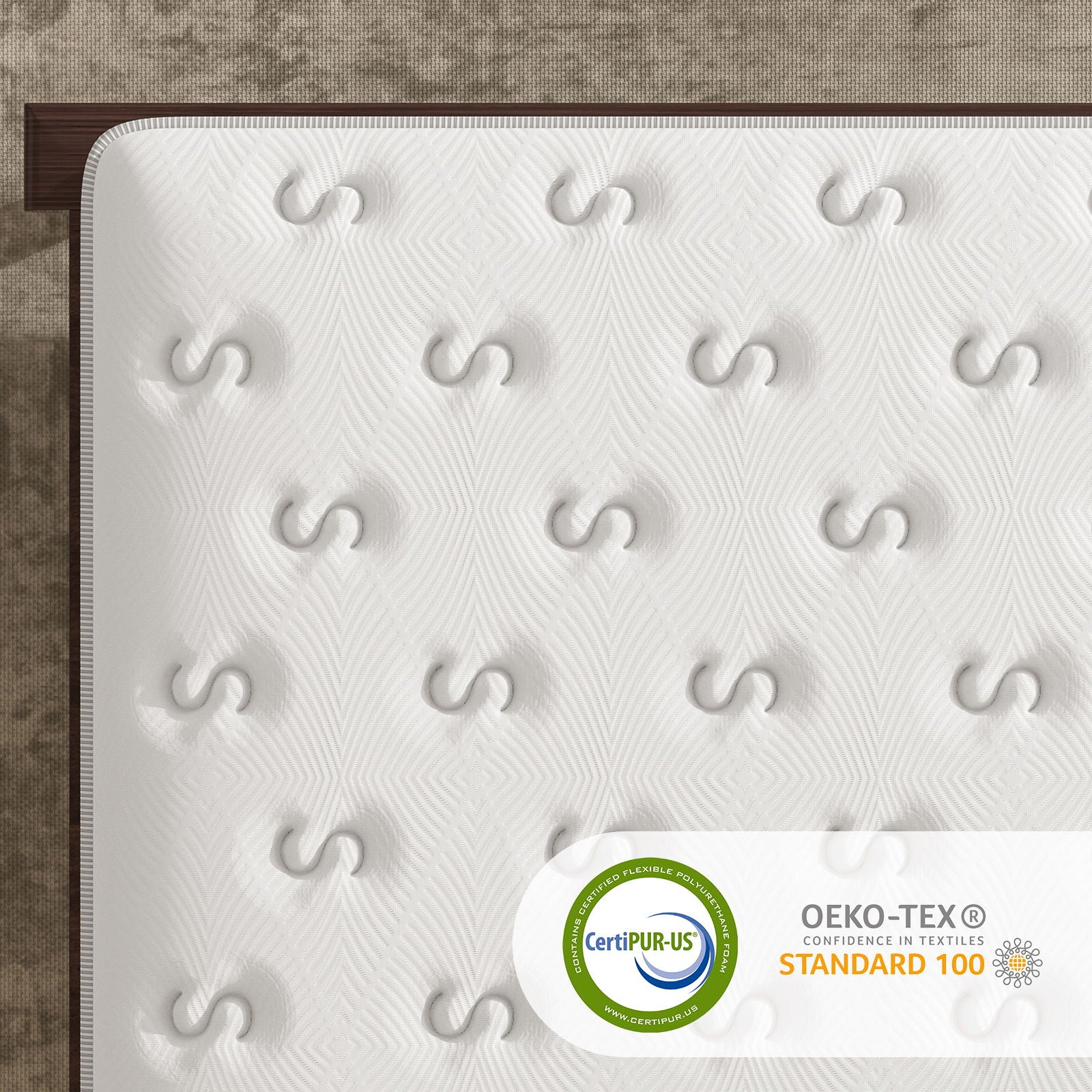 14'' Hybrid Mattress, Memory Foam & Pocket Springs For Pressure Relief - Image 3
