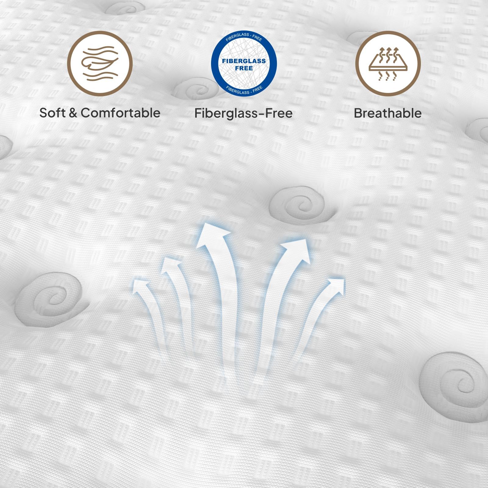 14" Hybrid Mattress With Innerspring & Gel Memory Foam - Image 2