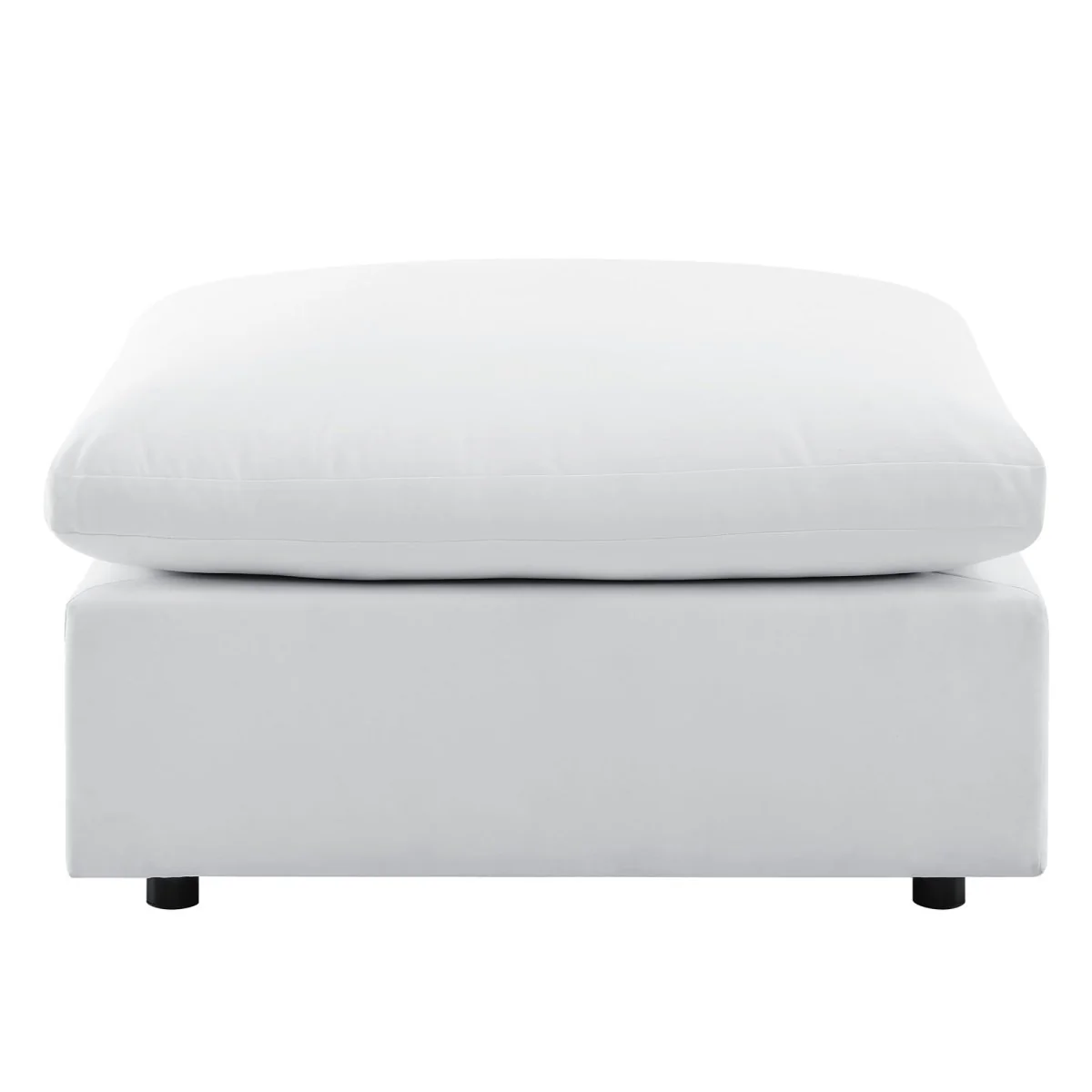 144" 7-Piece White Outdoor Patio Sectional Sofa – Aluminum Frame with Sunbrella Fabric - Image 10