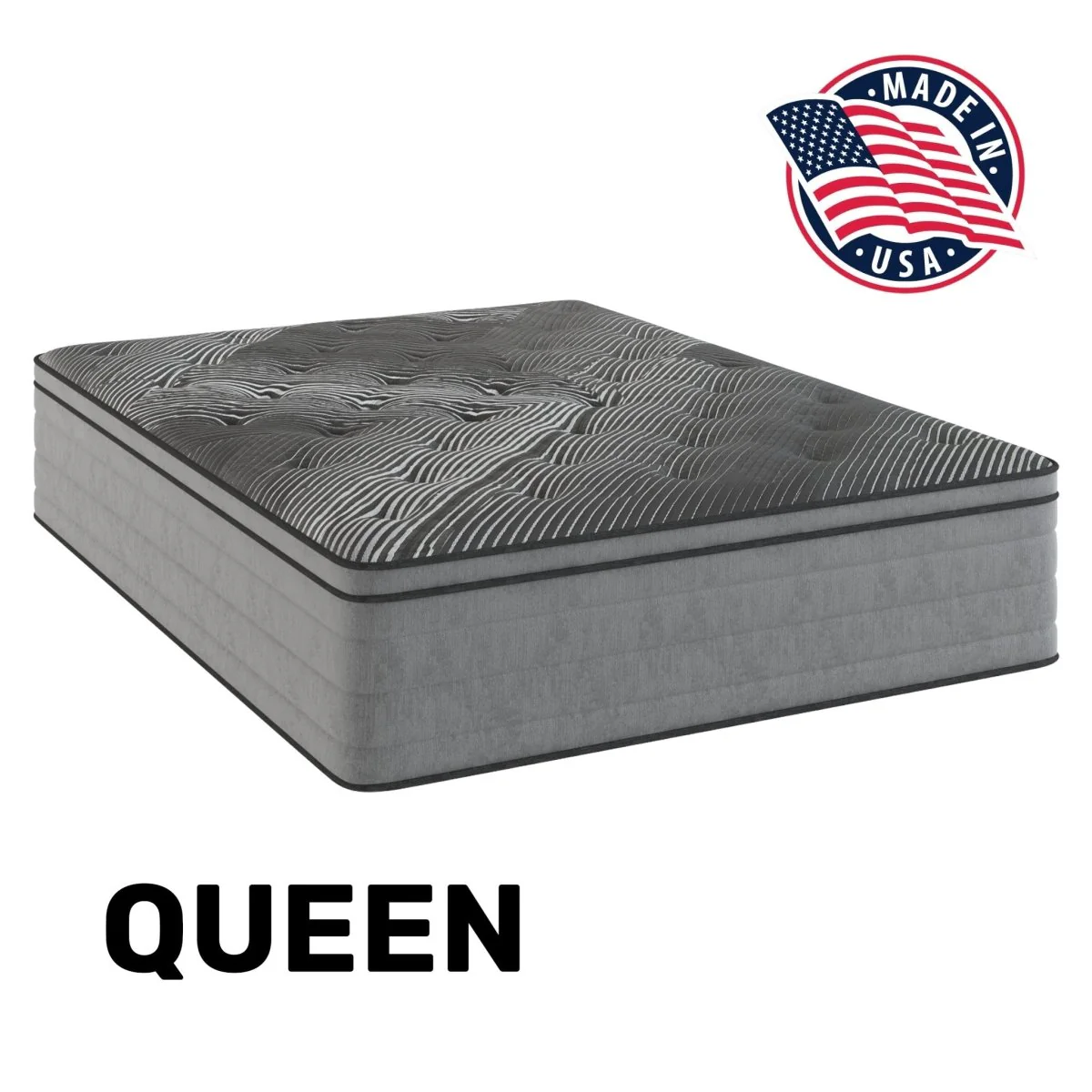 15” Euro Top Hybrid Mattress with Cooling Ice Cover — Premium Cooling Comfort Mattress - Image 4