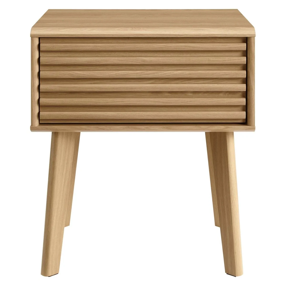 15" Mid Century Wood End Table with Drawer - Image 12