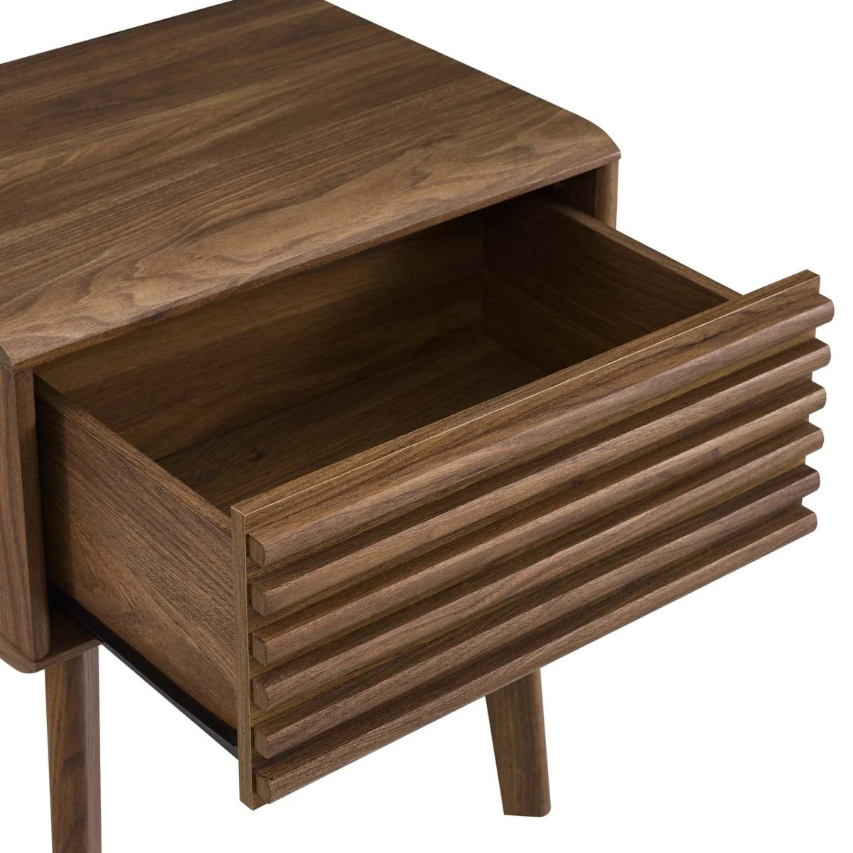 15" Mid Century Wood End Table with Drawer - Image 21