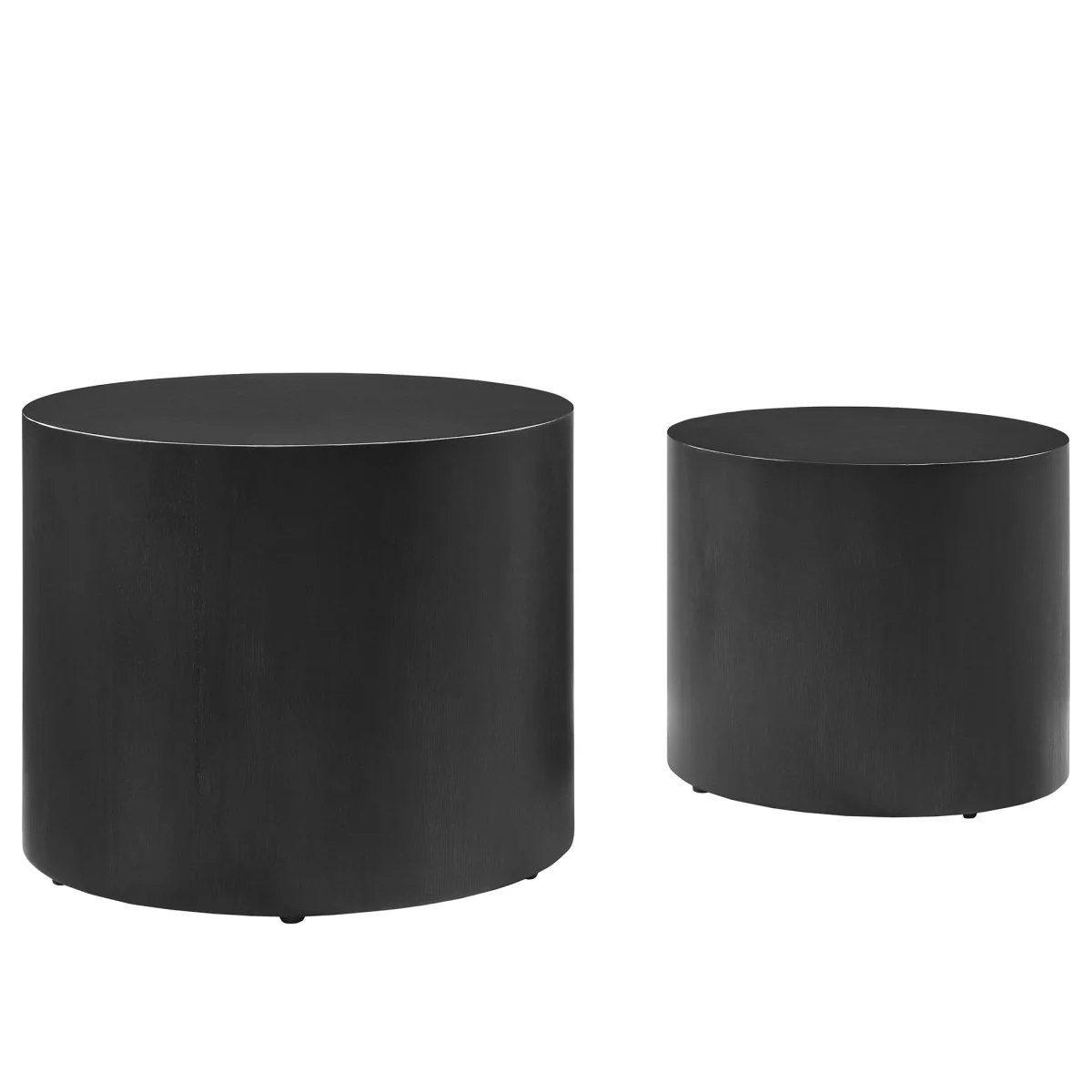 19 Inch Urban Round Nesting Coffee Table Set - Image 9