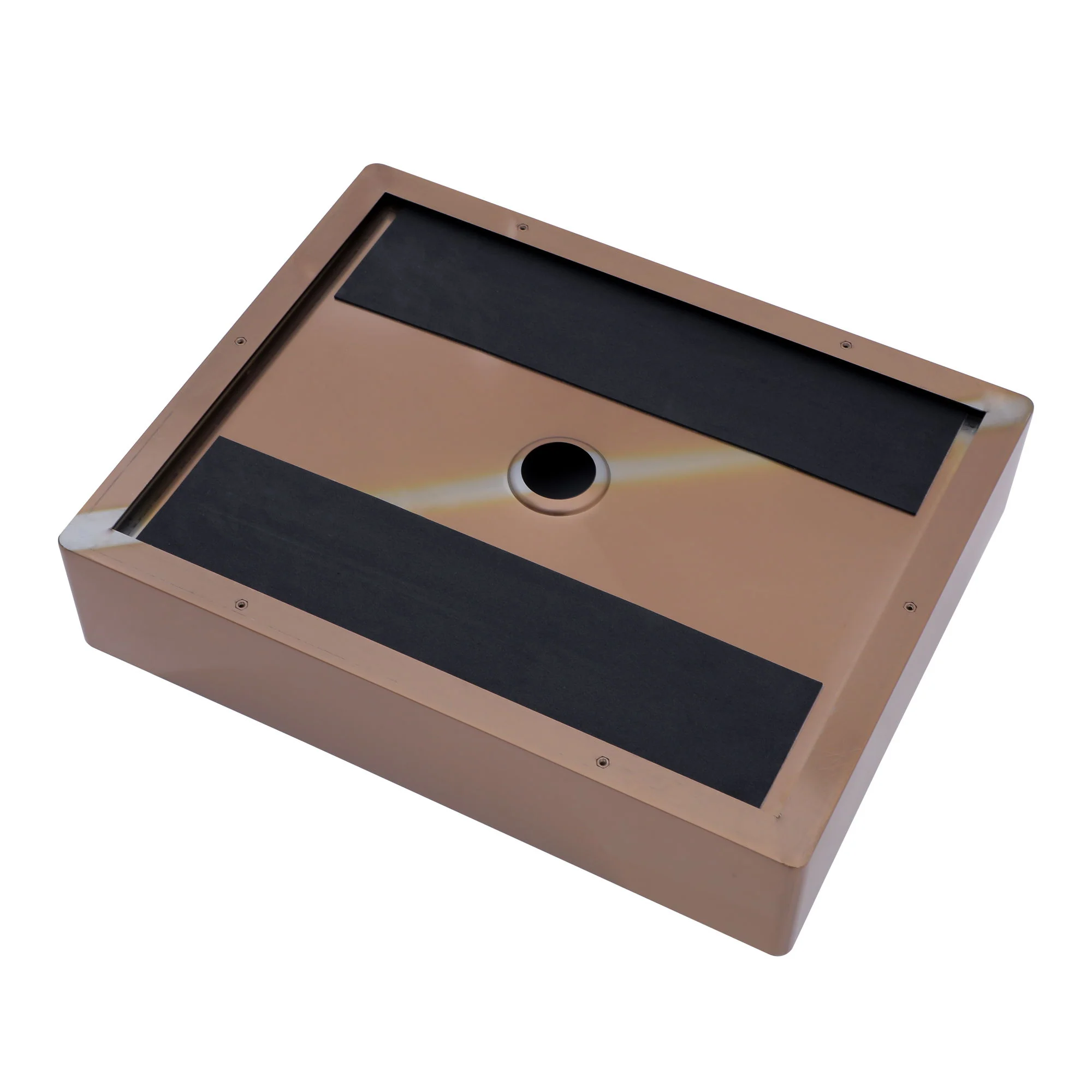 19" X 15" Stainless Steel Bathroom Sink With Pop Up Drain, Nano Surface - Rose Gold - Image 5
