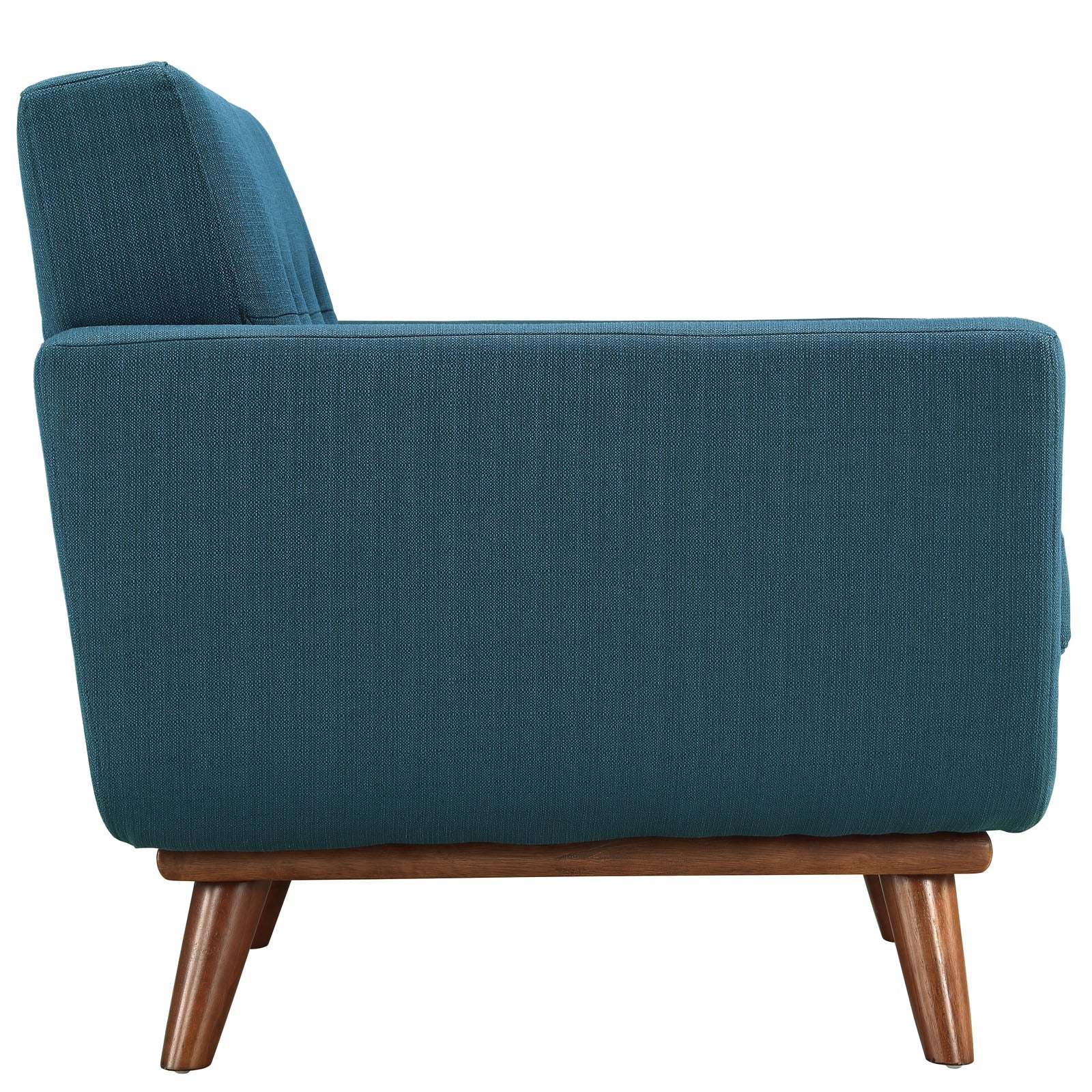 2 Piece 123" Gently Sloping Curved Upholstered Armchair and Sofa Set - Image 4