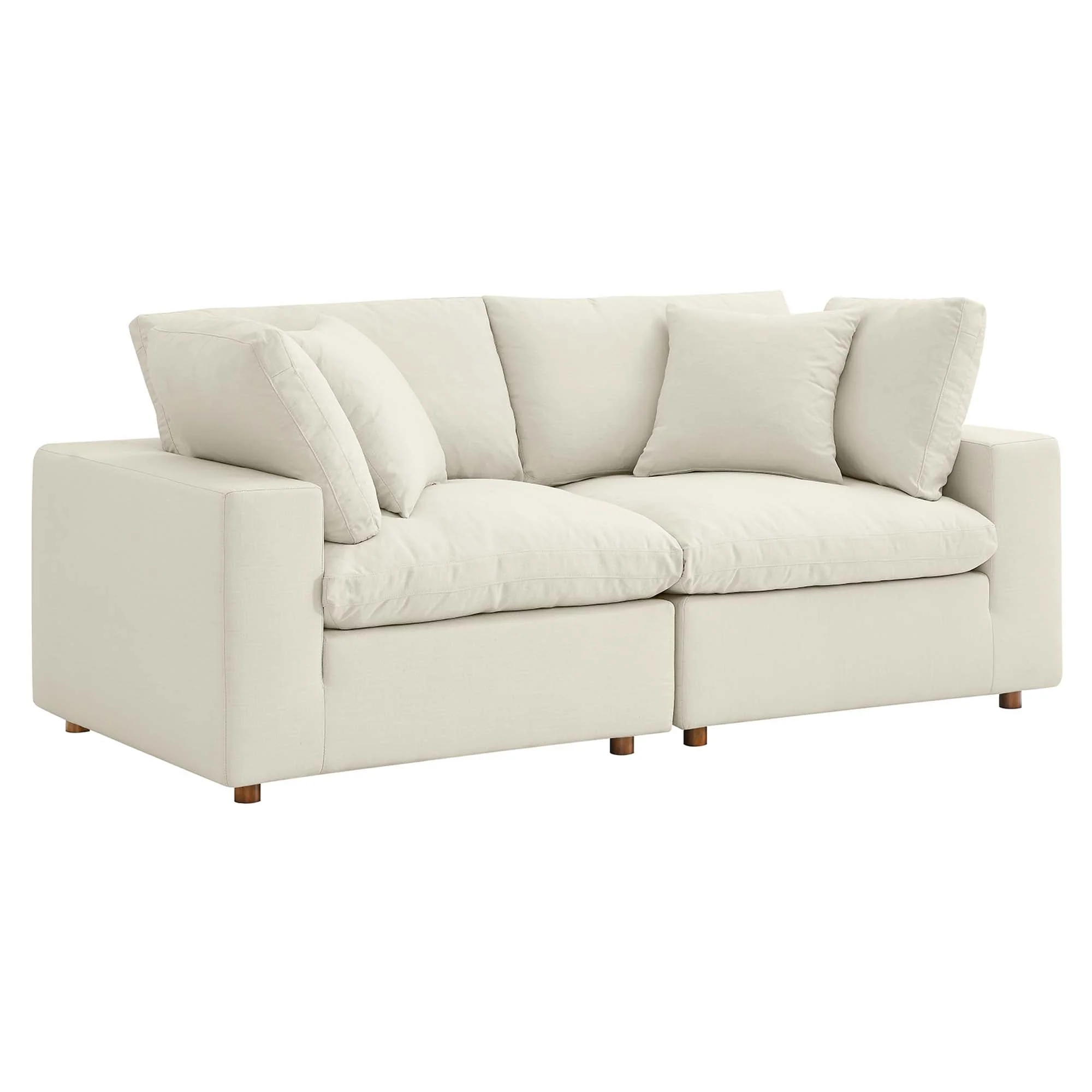 2-Piece Down Filled Overstuffed Sectional Sofa Set – 80 Inch - Image 13