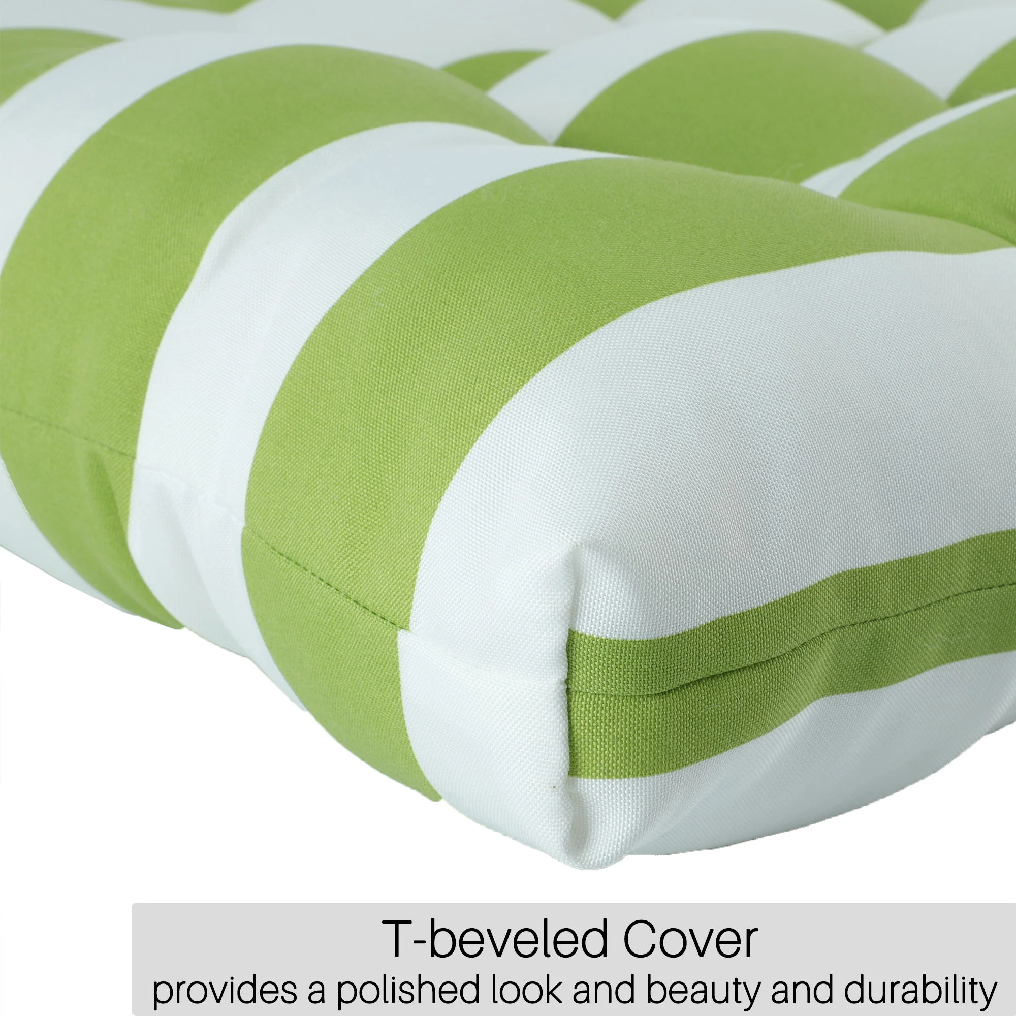 2 Piece High Back Patio Chair Cushion Set, Tufted Adirondack And Rocking Chair Cushions - Image 12