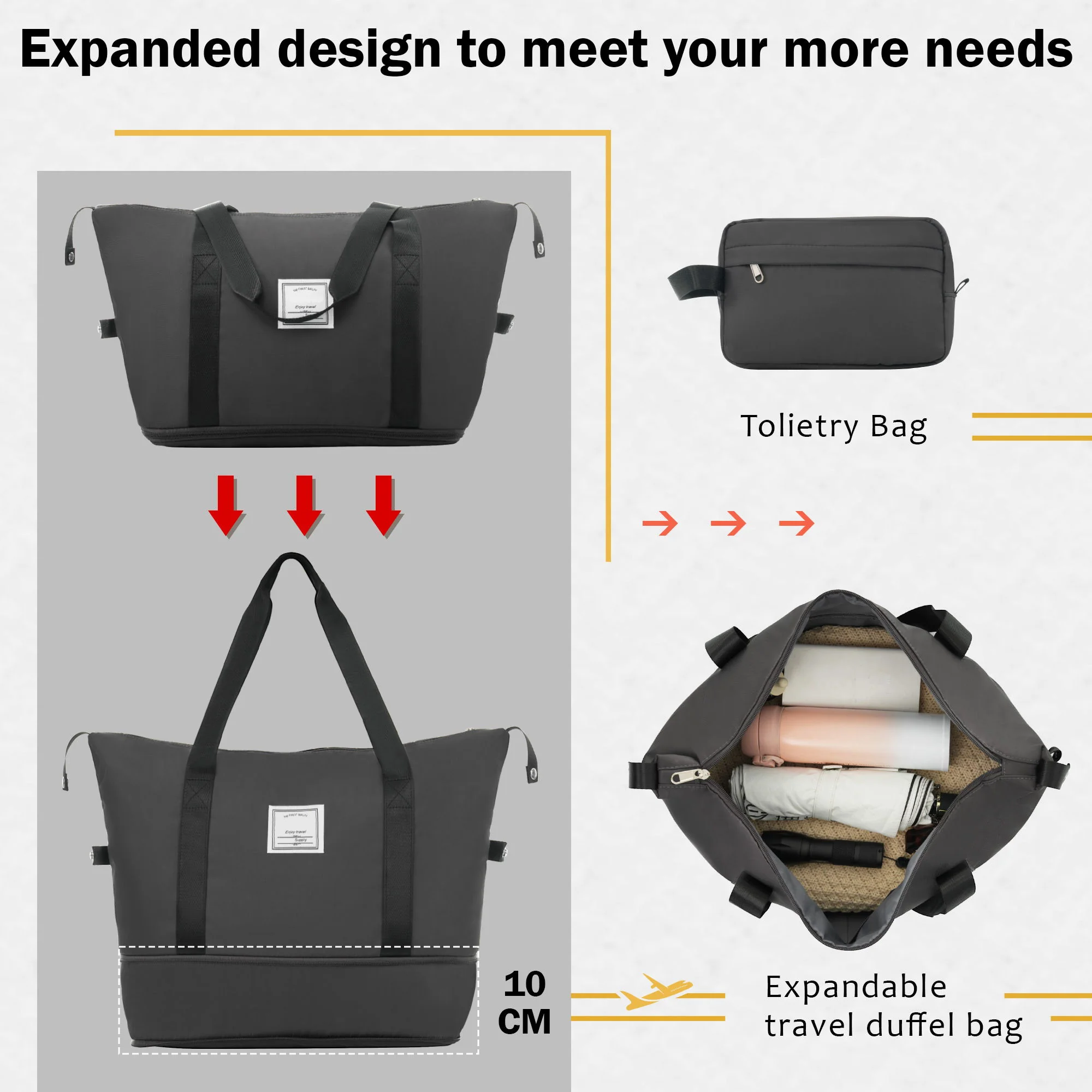 2 Piece Luggage Set With Bags Expanable Spinner Wheels ABS Lightweight Suitcase With Tsa Lock 20" / 28" - Image 39