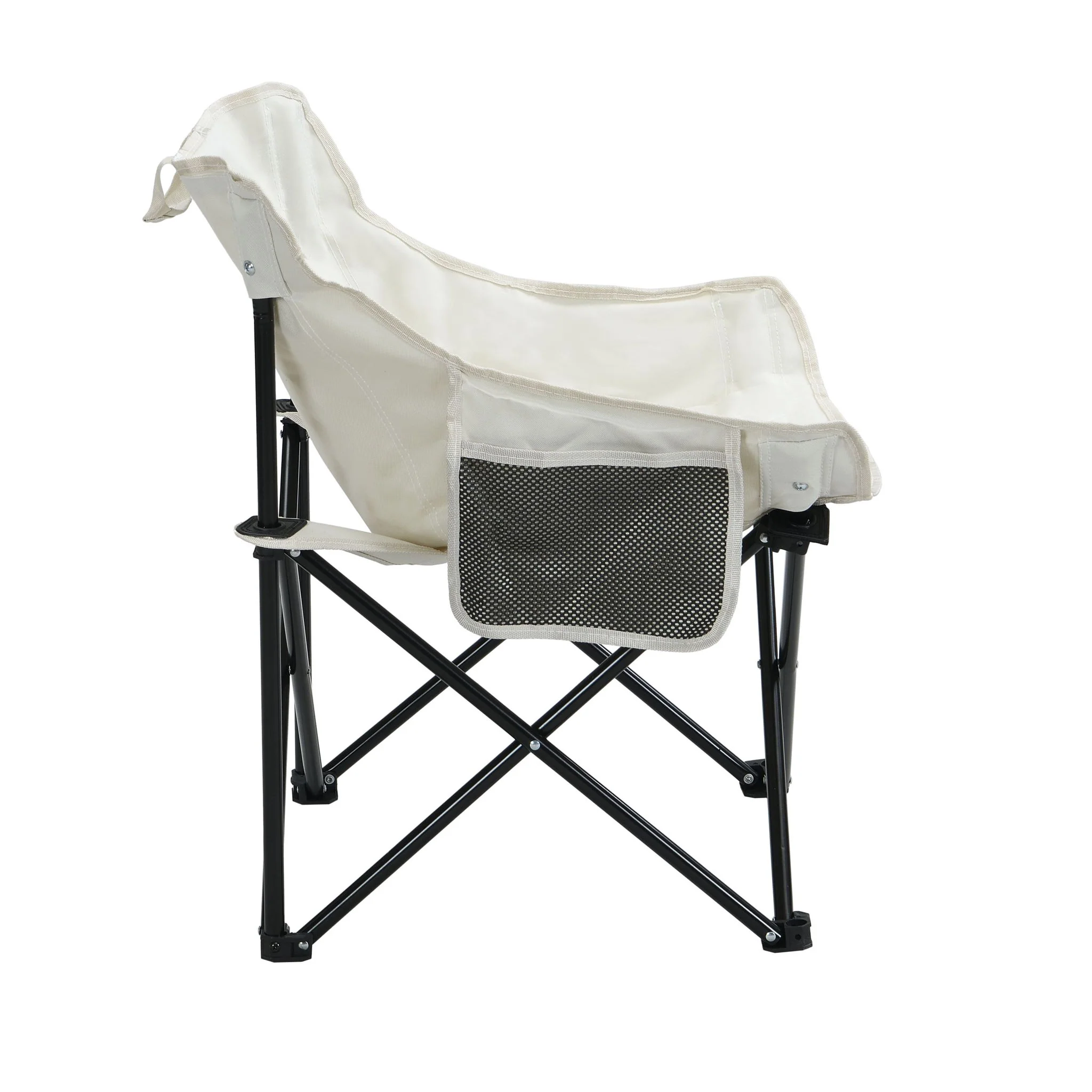 2 Pieces Outdoor Camping Chairs Folding / Portable, Comfortable Seating, Durable Steel Fram - Image 18