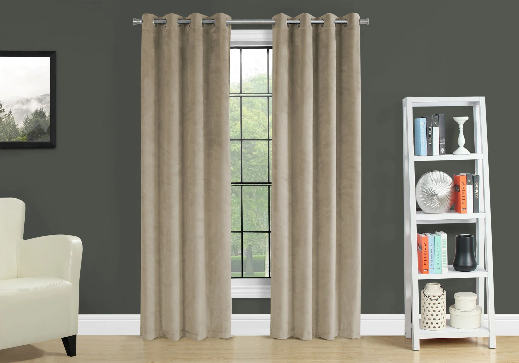 2 Pieces Set, Curtain Panel, Room Darkening, Grommet - Image 30