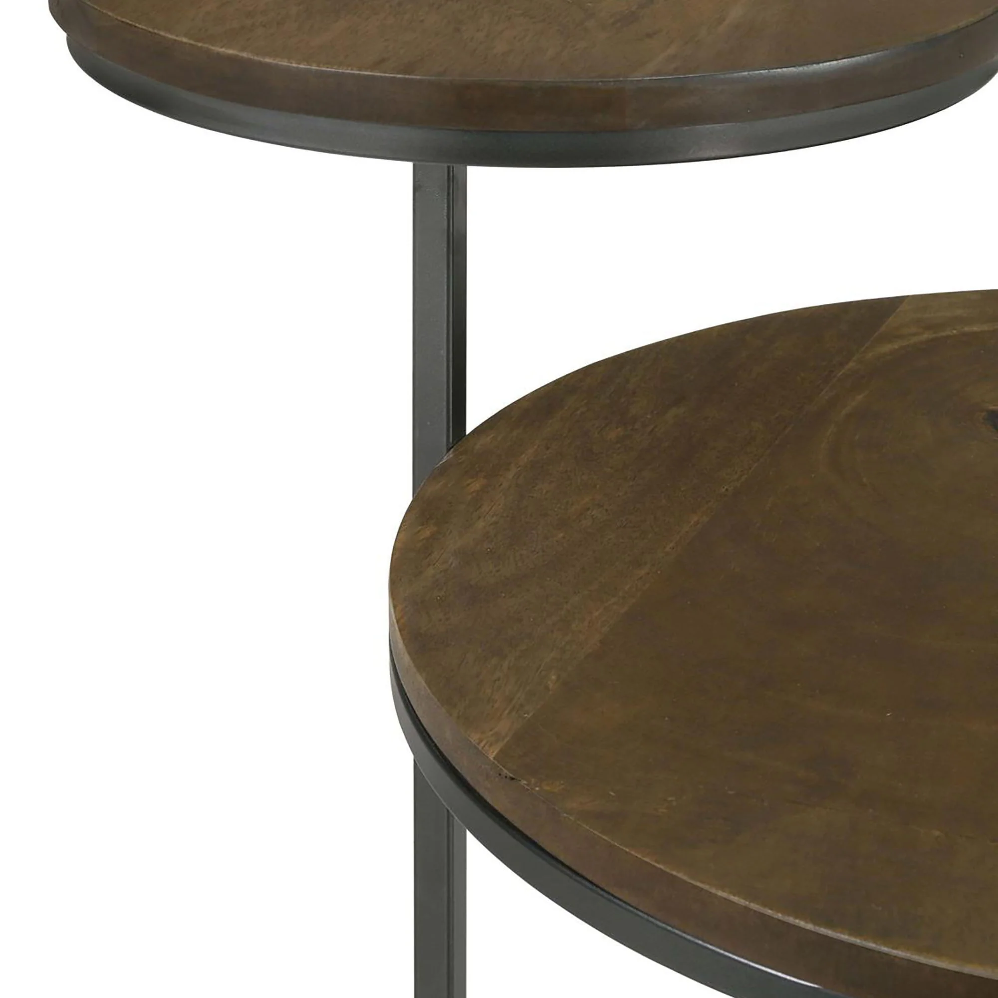 2 Tier Accent Table - Brown - Image 4