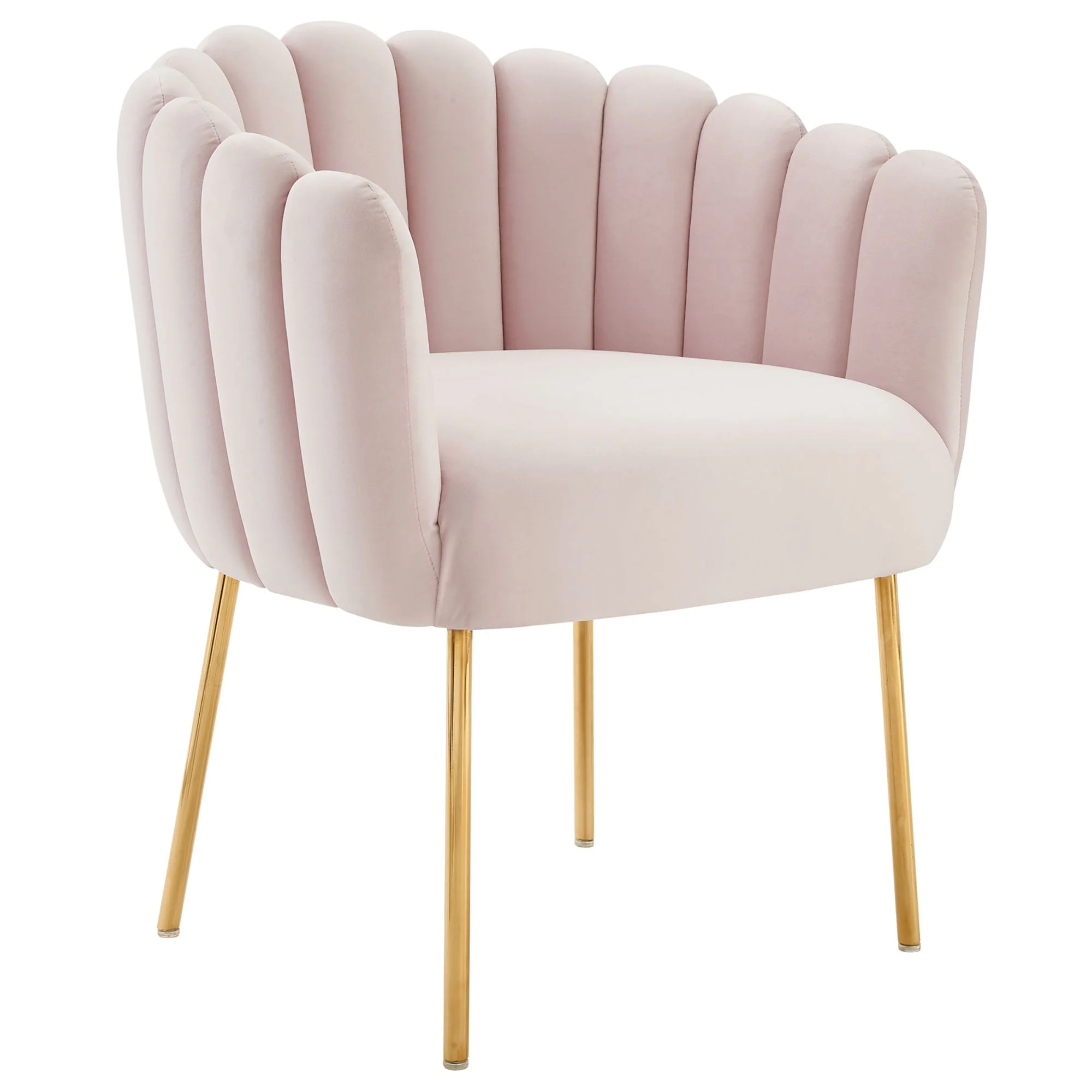 23 Inch Channel Tufted Performance Velvet Armchair - Image 13