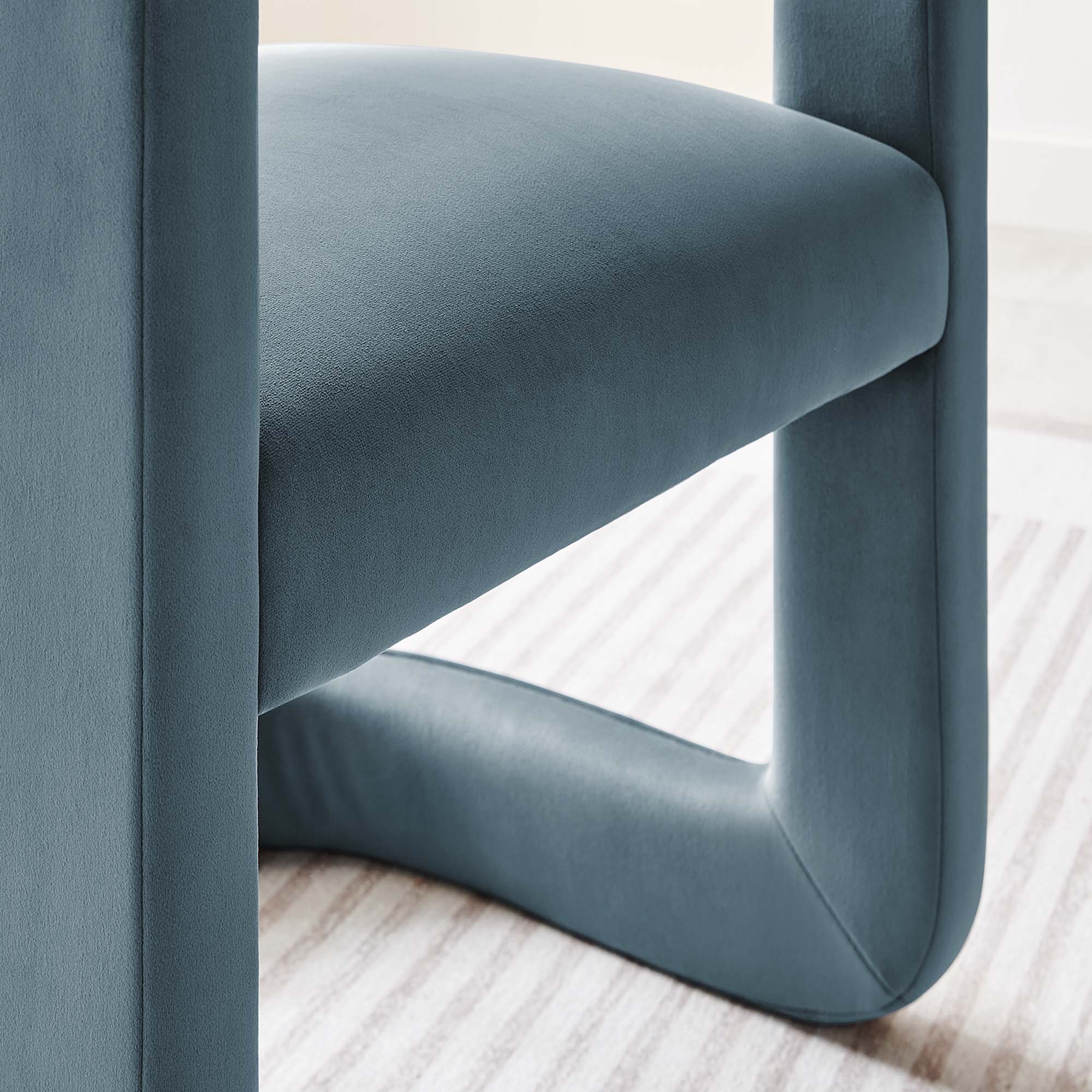 23 Inch Performance Velvet Barrel Accent Chair - Image 13