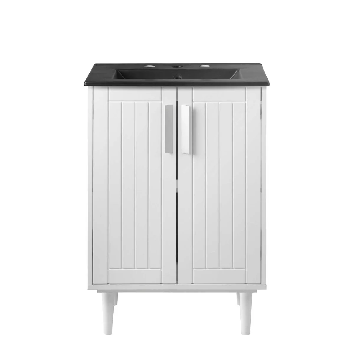 24" Modern Bathroom Vanity with Ceramic Sink, Contemporary Vanity Cabinet for Bathrooms - Image 35