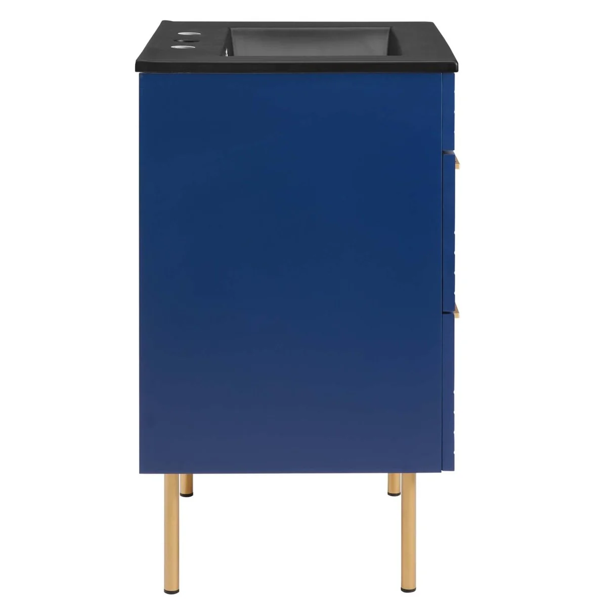 24" Modern Bathroom Vanity with Gold Hardware — Sleek Contemporary Design for Bathrooms - Image 23