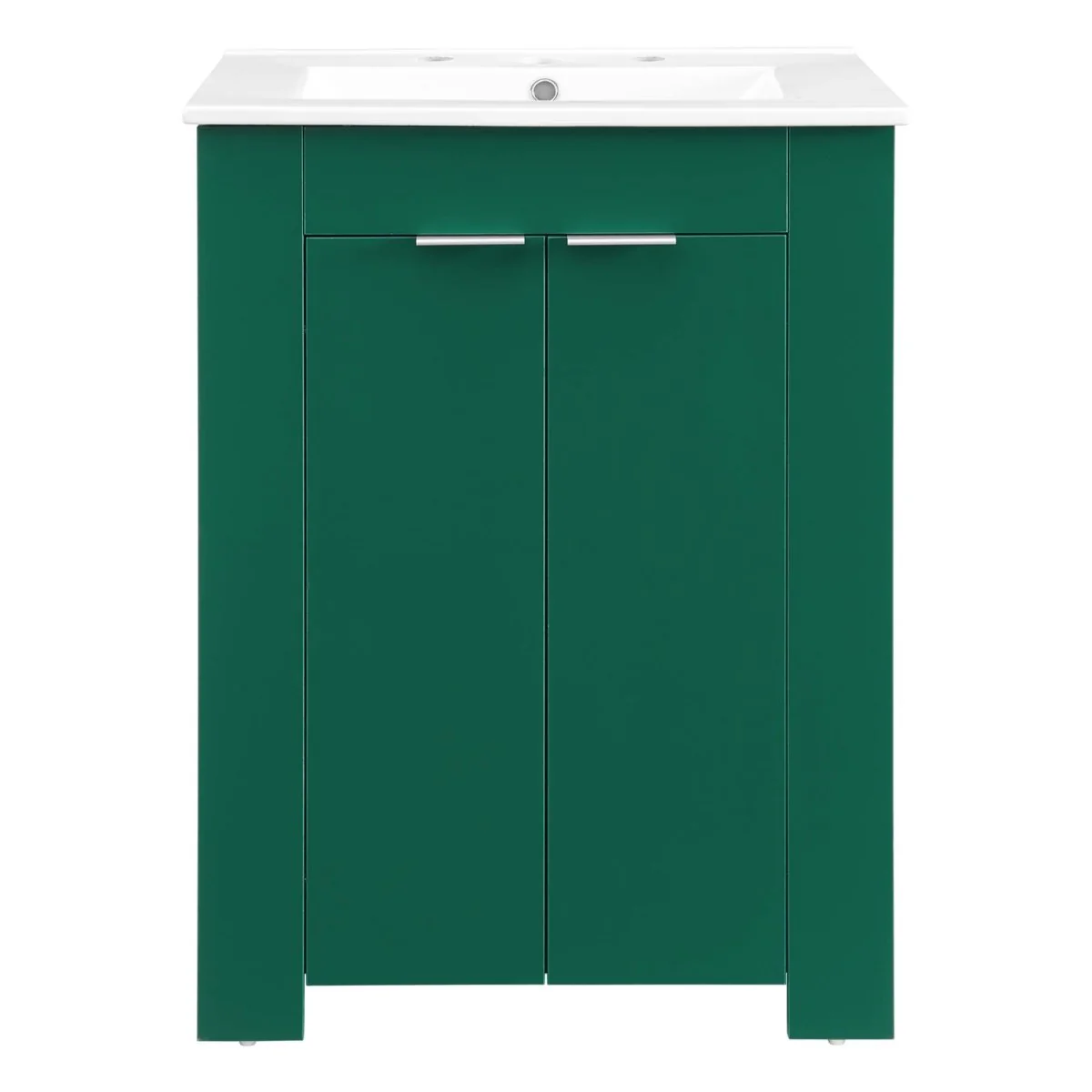 24" Modern Bathroom Vanity with Integrated Sink and Low-Profile Legs, Freestanding - Image 39