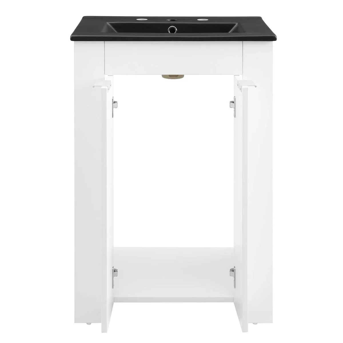 24" Modern Bathroom Vanity with Integrated Sink and Low-Profile Legs, Freestanding - Image 6