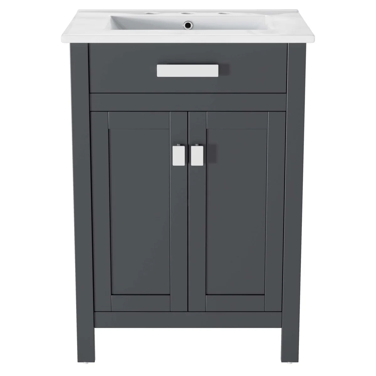 24" Modern Bathroom Vanity with Sink and Storage - Compact Contemporary Design - Image 6