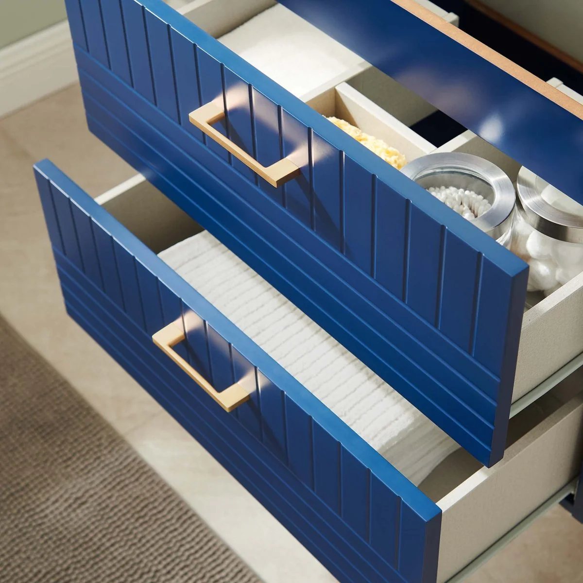24" Modern Wall-Mount Bathroom Vanity – Sleek Contemporary Floating Vanity Cabinet - Image 21