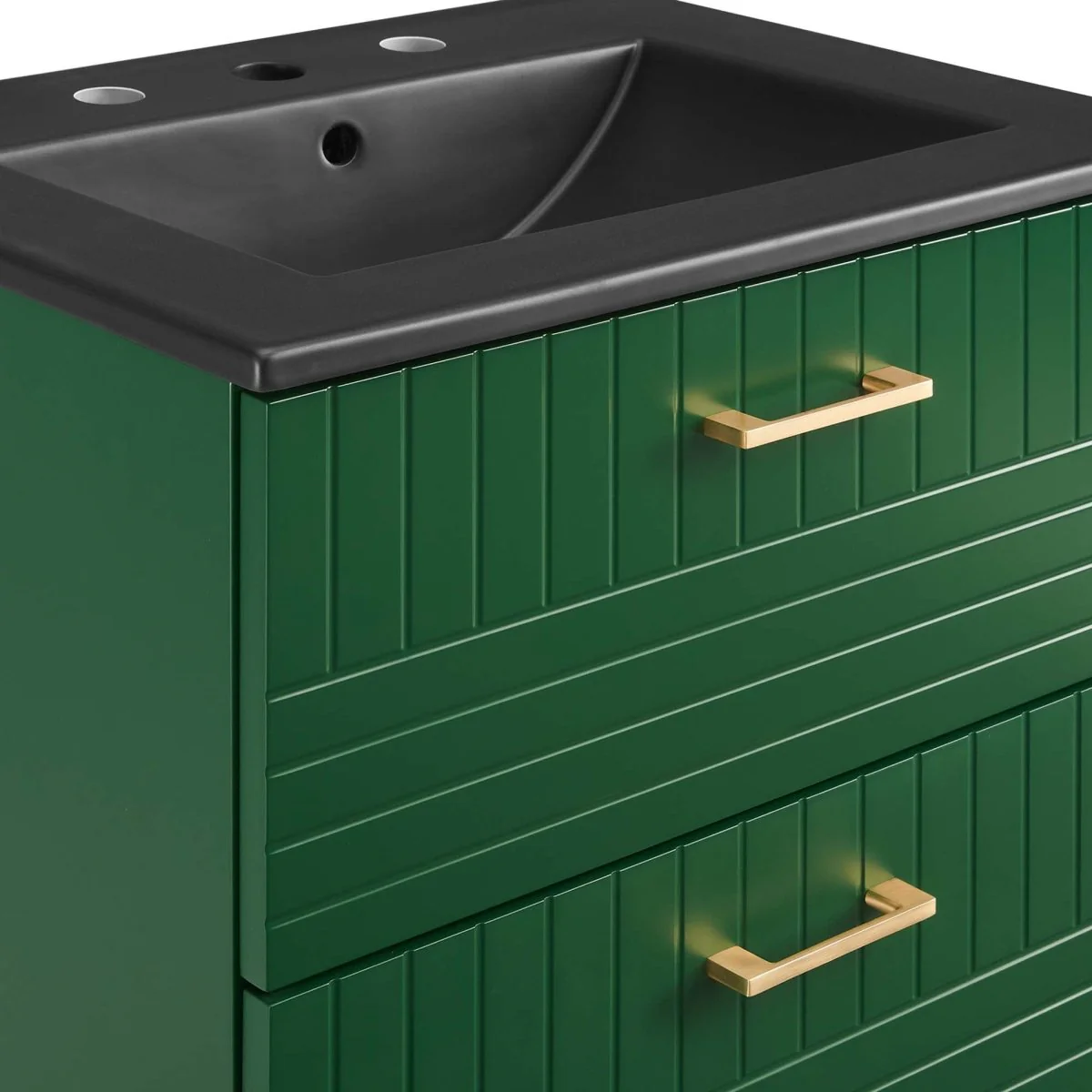 24" Modern Wall-Mount Bathroom Vanity with Sink – Compact Floating Single-Basin Vanity with Drawer Storage - Image 62