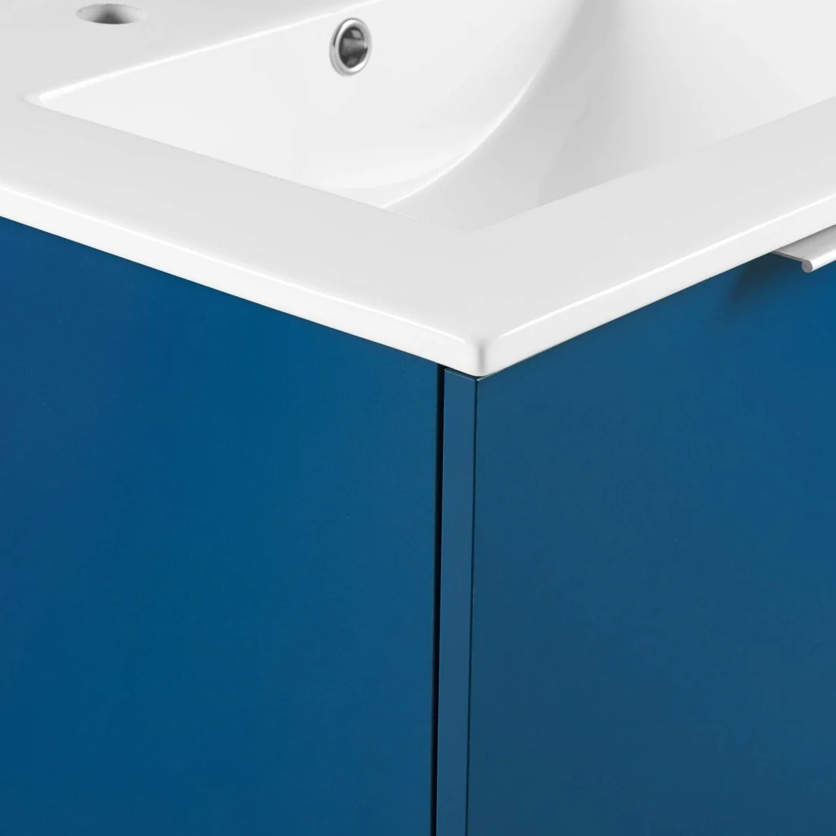 24" Modern Wall-Mount Bathroom Vanity with Sink — Floating Vanity Cabinet Basin - Image 47