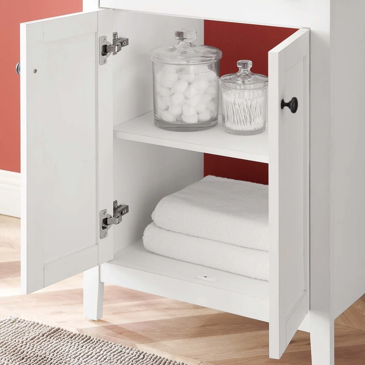 24"Modern Bathroom Vanity – Contemporary Floating Vanity with Storage Cabinets and Countertop - Image 25