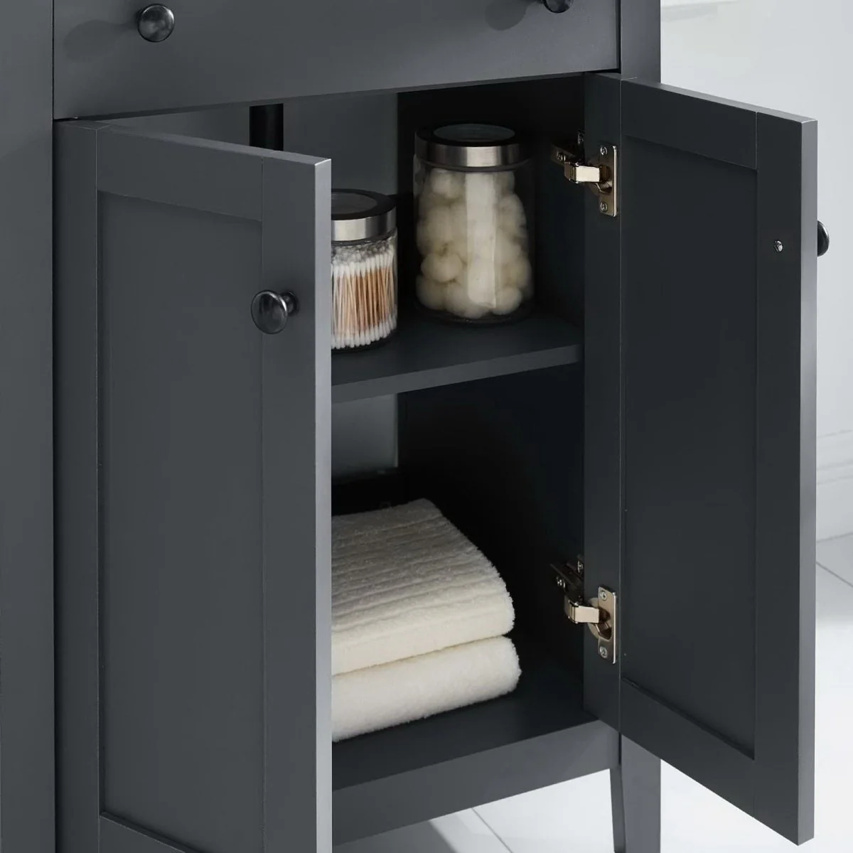 24"Modern Bathroom Vanity – Contemporary Floating Vanity with Storage Cabinets and Countertop - Image 3