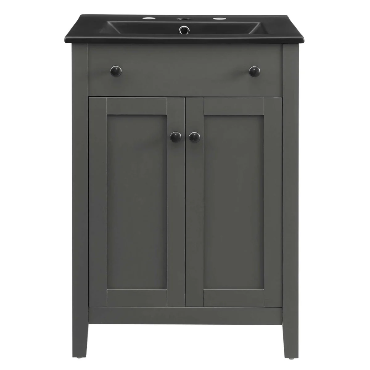 24"Modern Bathroom Vanity – Contemporary Floating Vanity with Storage Cabinets and Countertop - Image 37