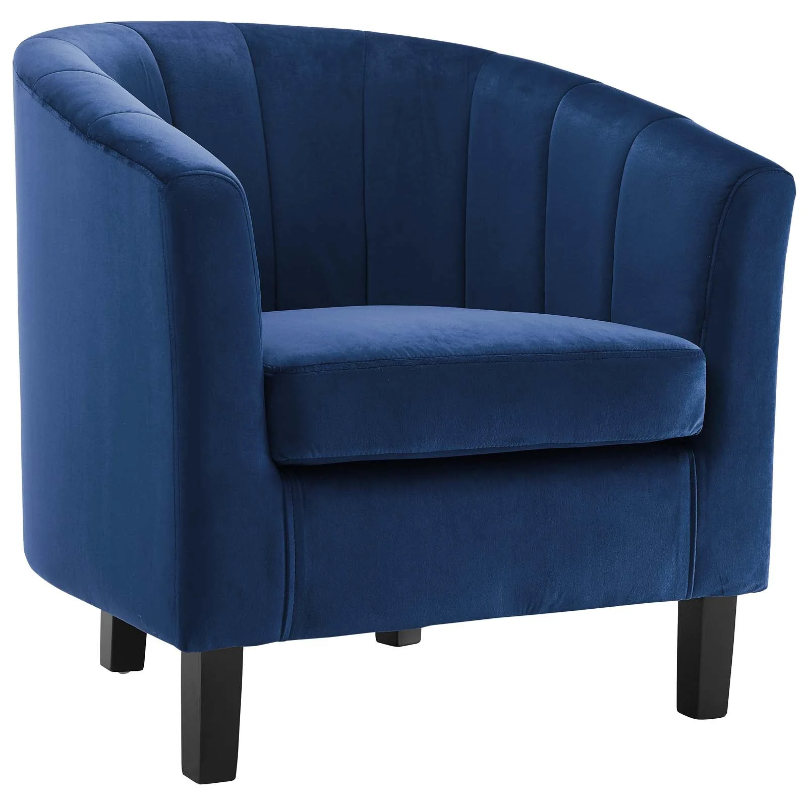 28 Inch Channel Tufted Performance Velvet Barrel Back Armchair Set of 2 - Image 14