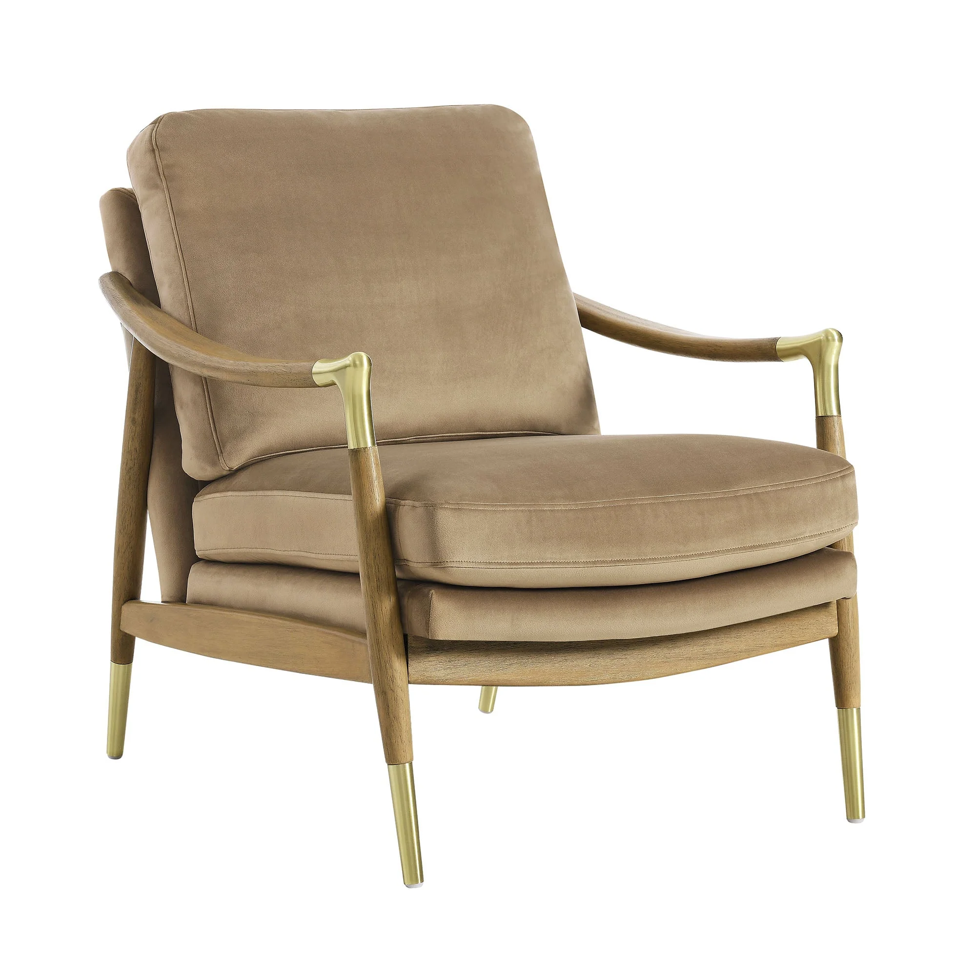 28 Inch Performance Velvet Accent Armchair - Image 15