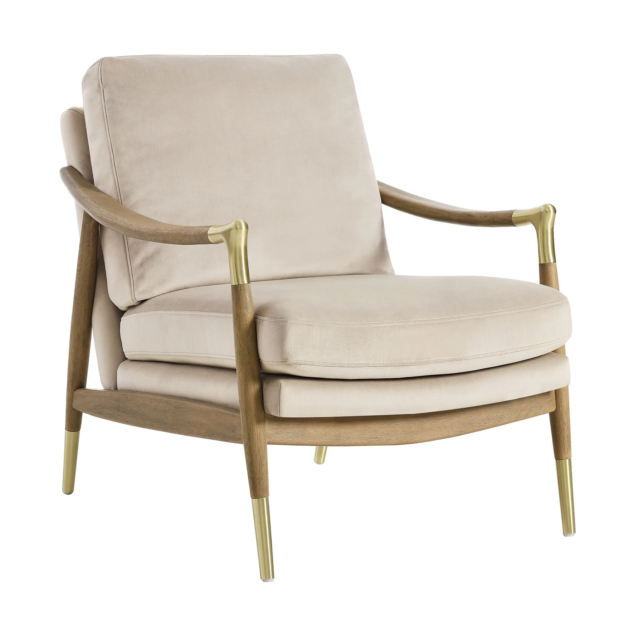 28 Inch Performance Velvet Accent Armchair - Image 22