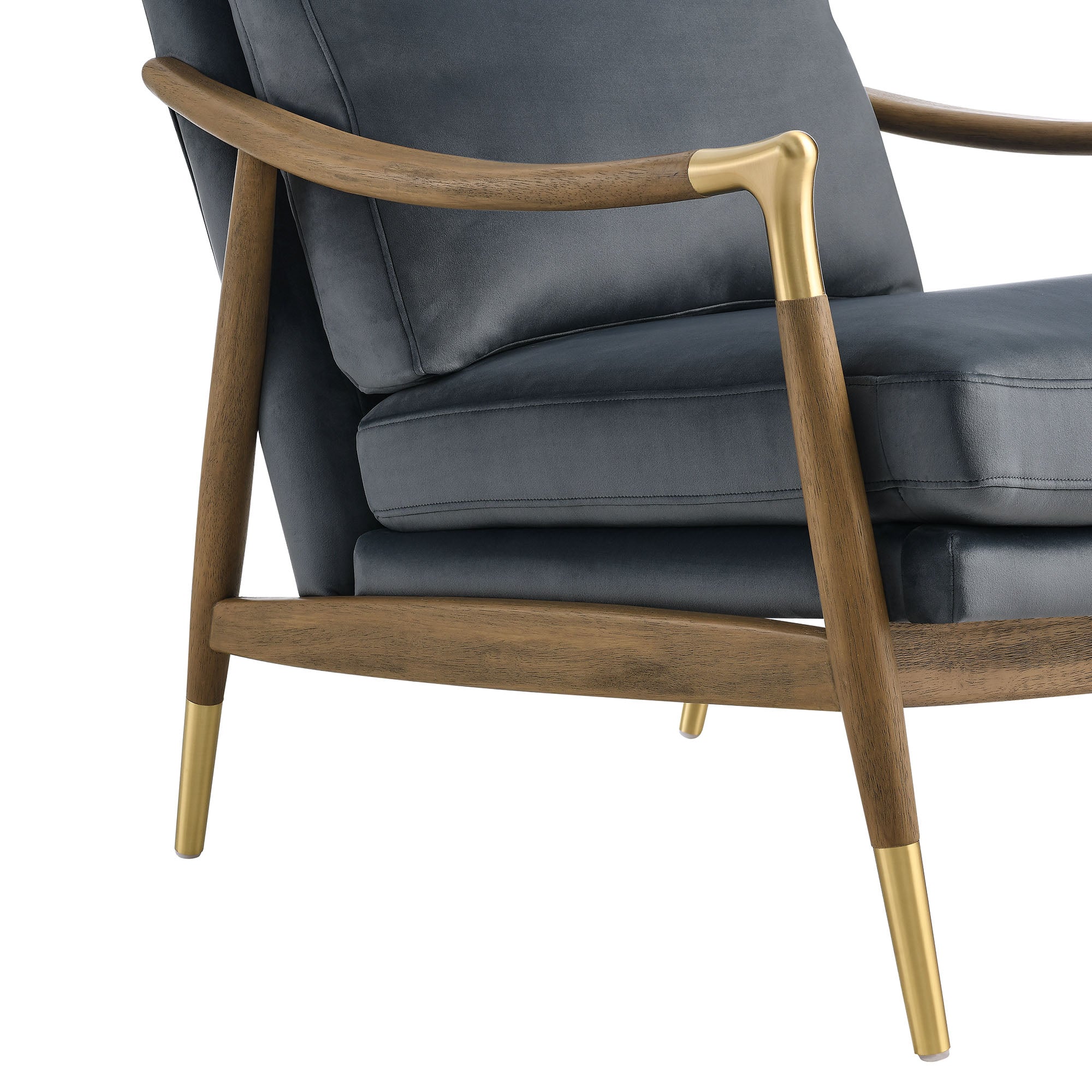 28 Inch Performance Velvet Accent Armchair - Image 6