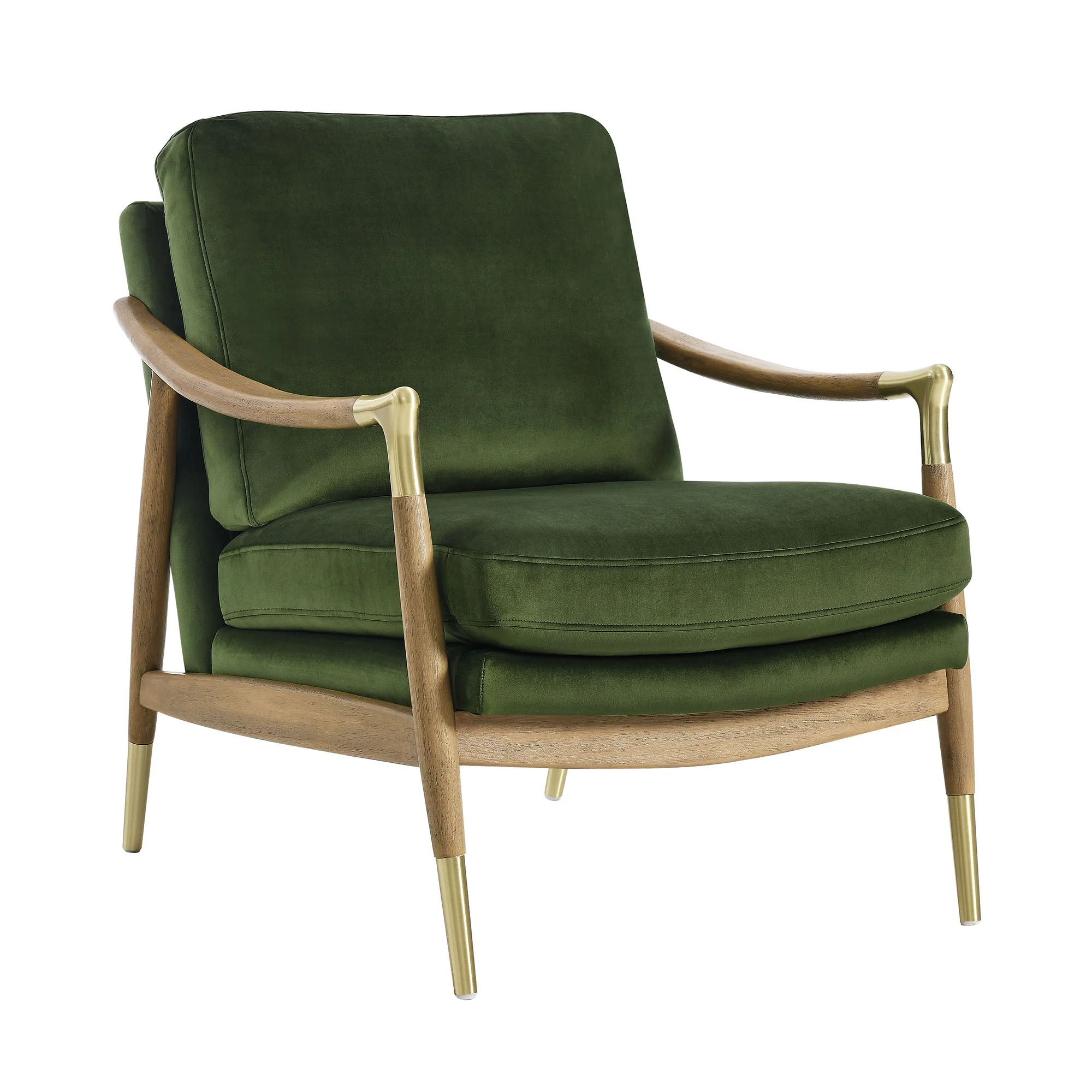 28 Inch Performance Velvet Accent Armchair - Image 8