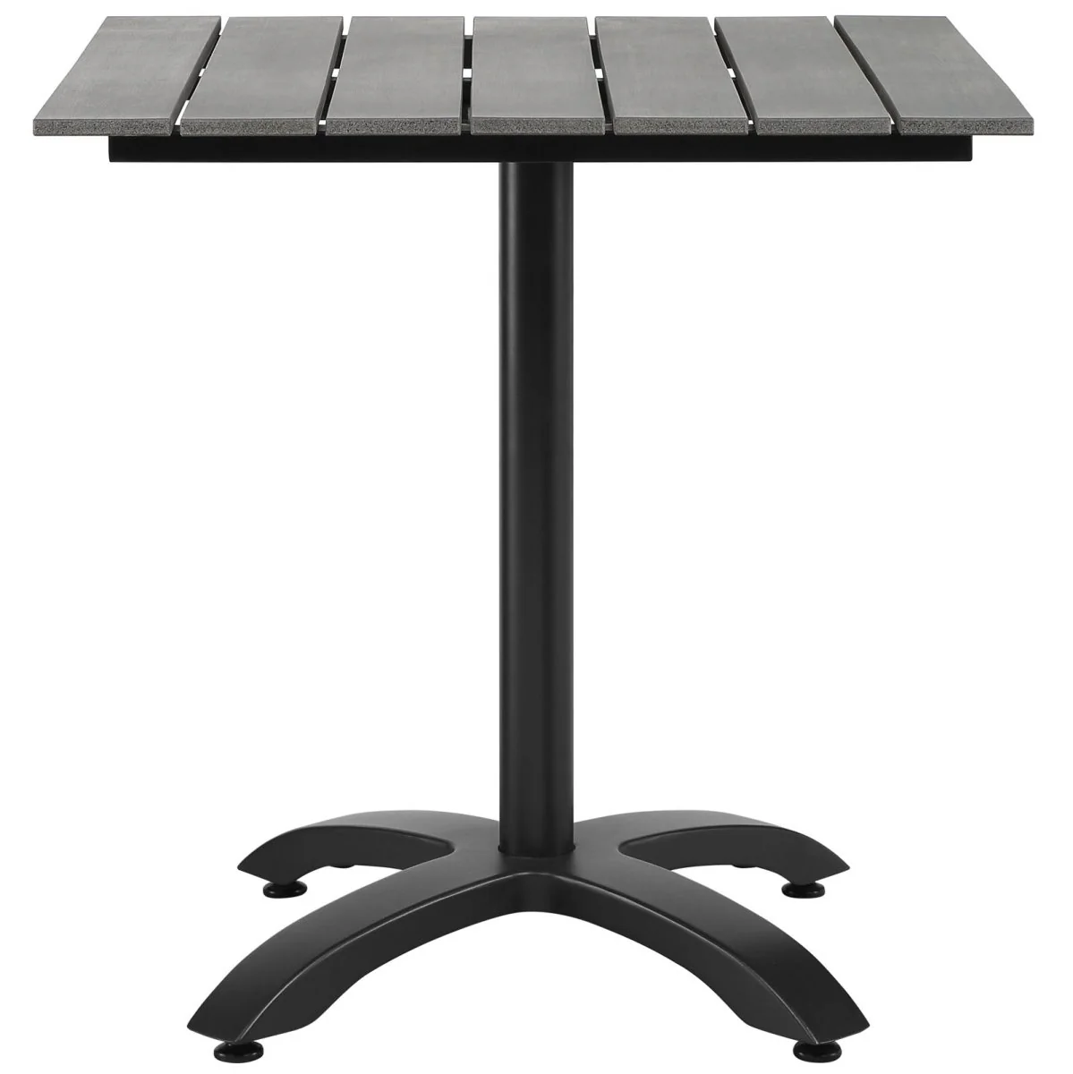 28" Square Outdoor Dining Table with Aluminum Frame for Patio and Backyard Entertaining - Image 5