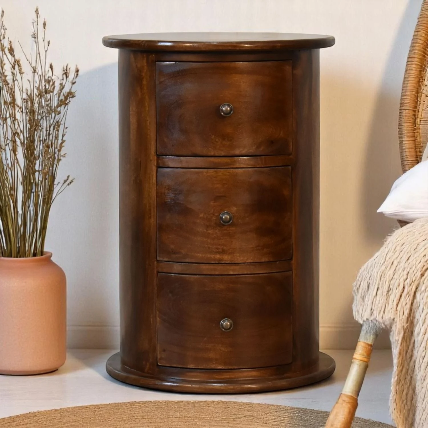 3 Drawer Drum - Chestnut - Image 5