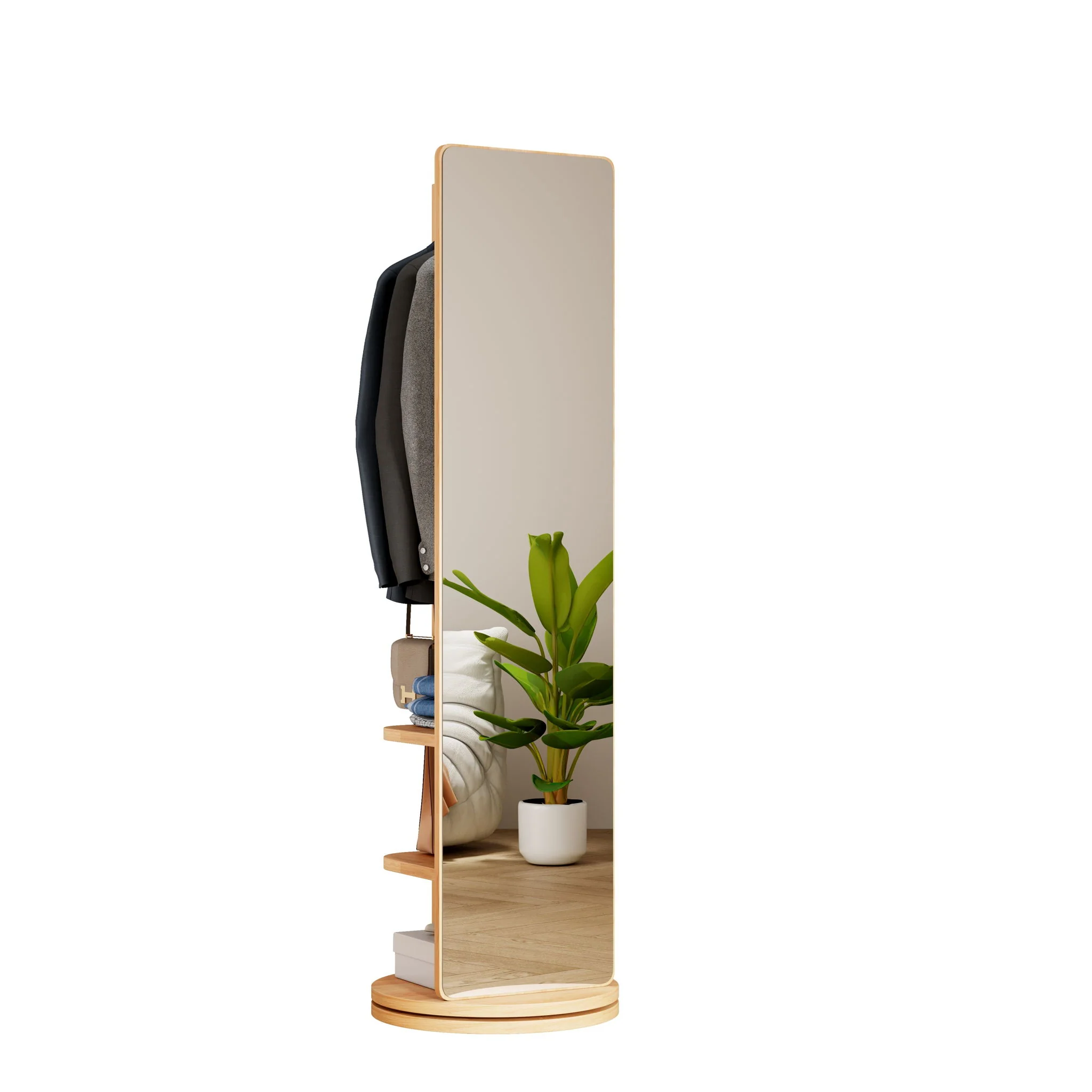 3 In 1 Multifunctional Full Length Clothing Mirror - Image 19