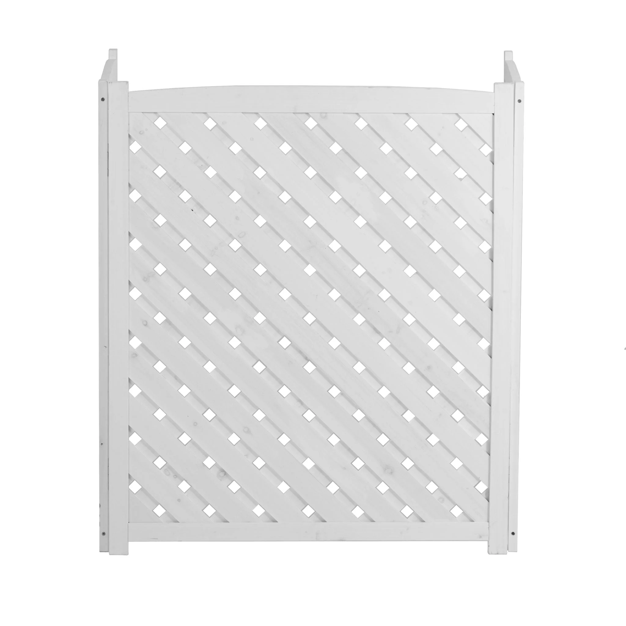 3 Panel Outdoor Air Conditioner Fence Screen, Privacy Fence - White - Image 9