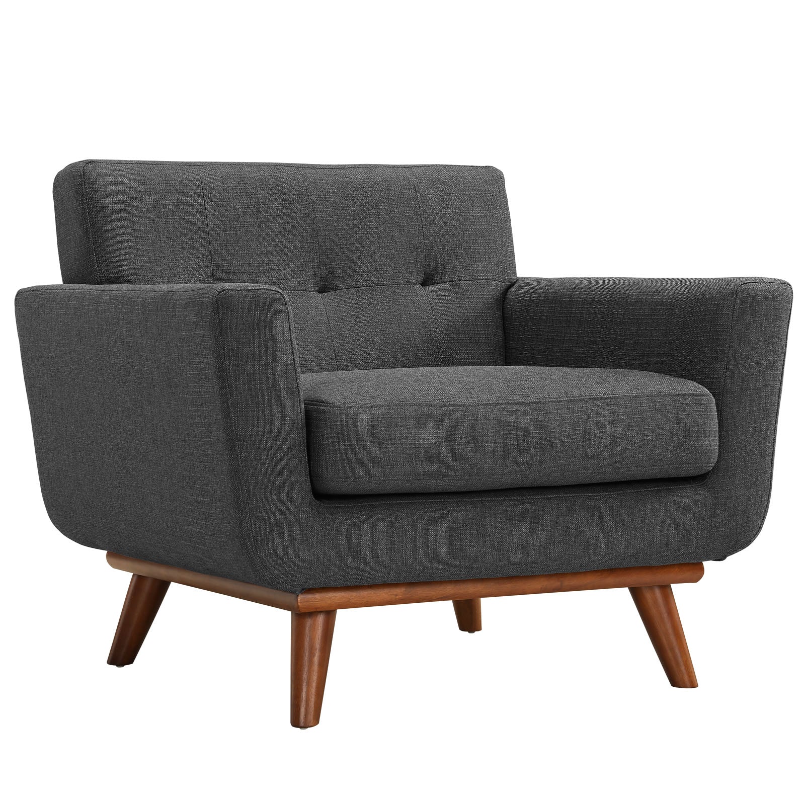 3 Piece 123" Gently Sloping Curved Upholstered Armchairs and Sofa Set - Image 14