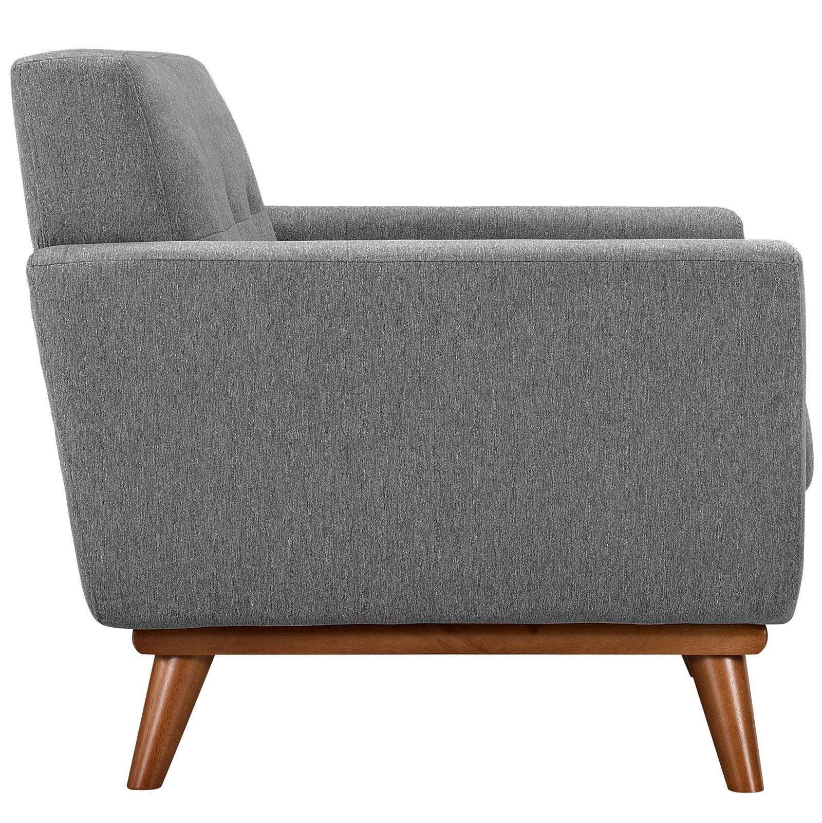 3 Piece 124" Gently Sloping Curved Upholstered Fabric Sofa Loveseat and Armchair Set - Image 10