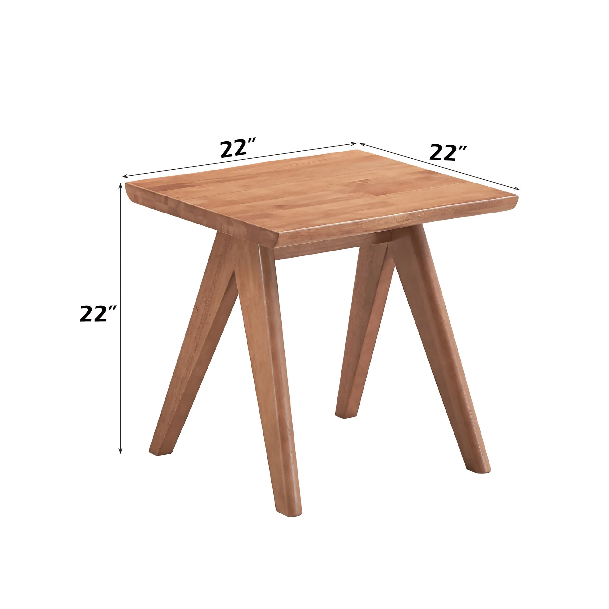 3 Piece Accent Chair Set And Matching End Table For Living Room - Natural - Image 9