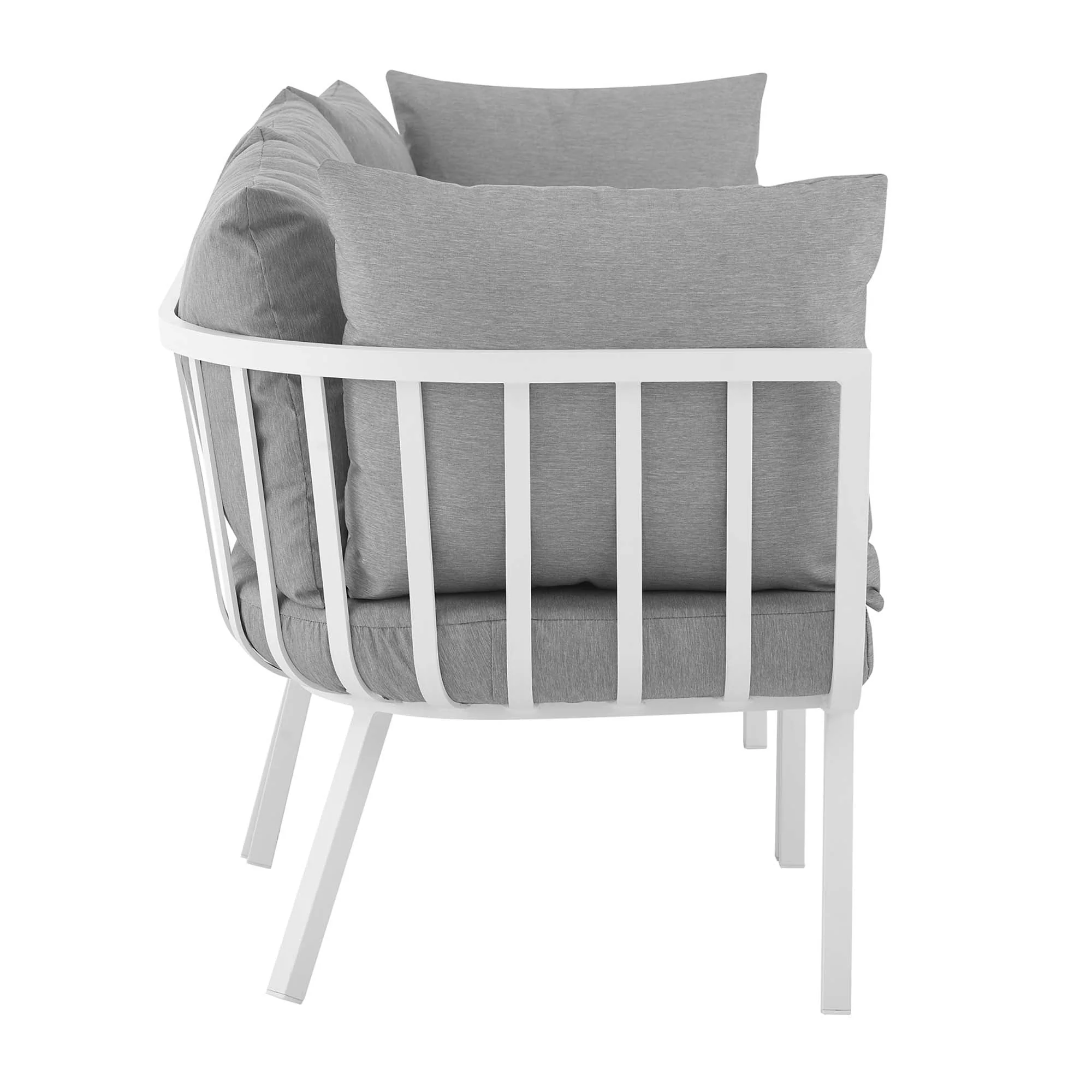 3-Piece Aluminum Outdoor Patio Sectional Sofa Set — Modern Weather-Resistant Seating - Image 21