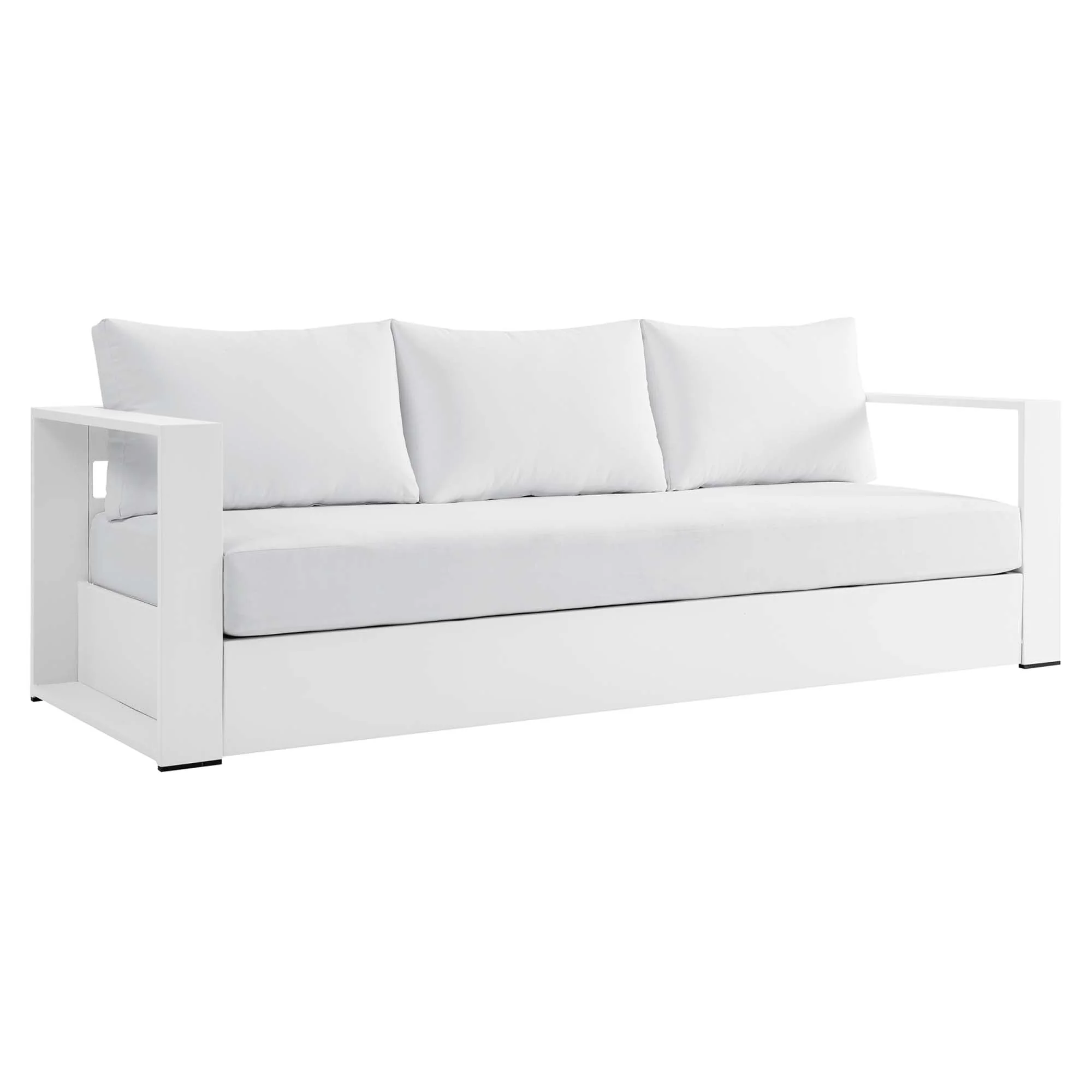 3-Piece Aluminum Patio Furniture Set with Cushions for Outdoor Patio Seating - Image 6